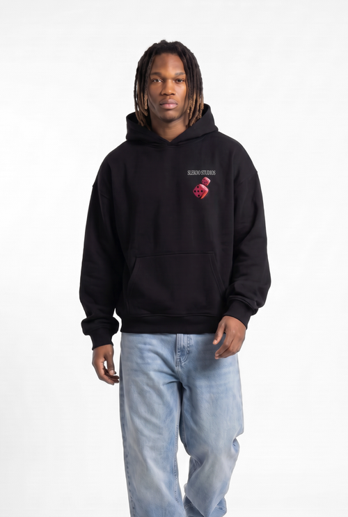 Against All Odds Black Unisex Oversize Hoodie