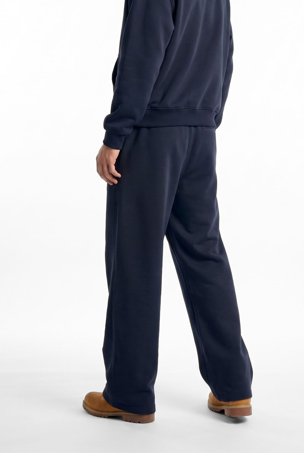 Basics Unisex Dark Navy Tracksuit Oversize Hoodie & Baggy Sweatpants