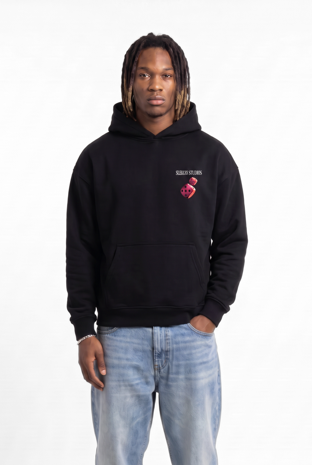 Against All Odds Black Unisex Oversize Hoodie