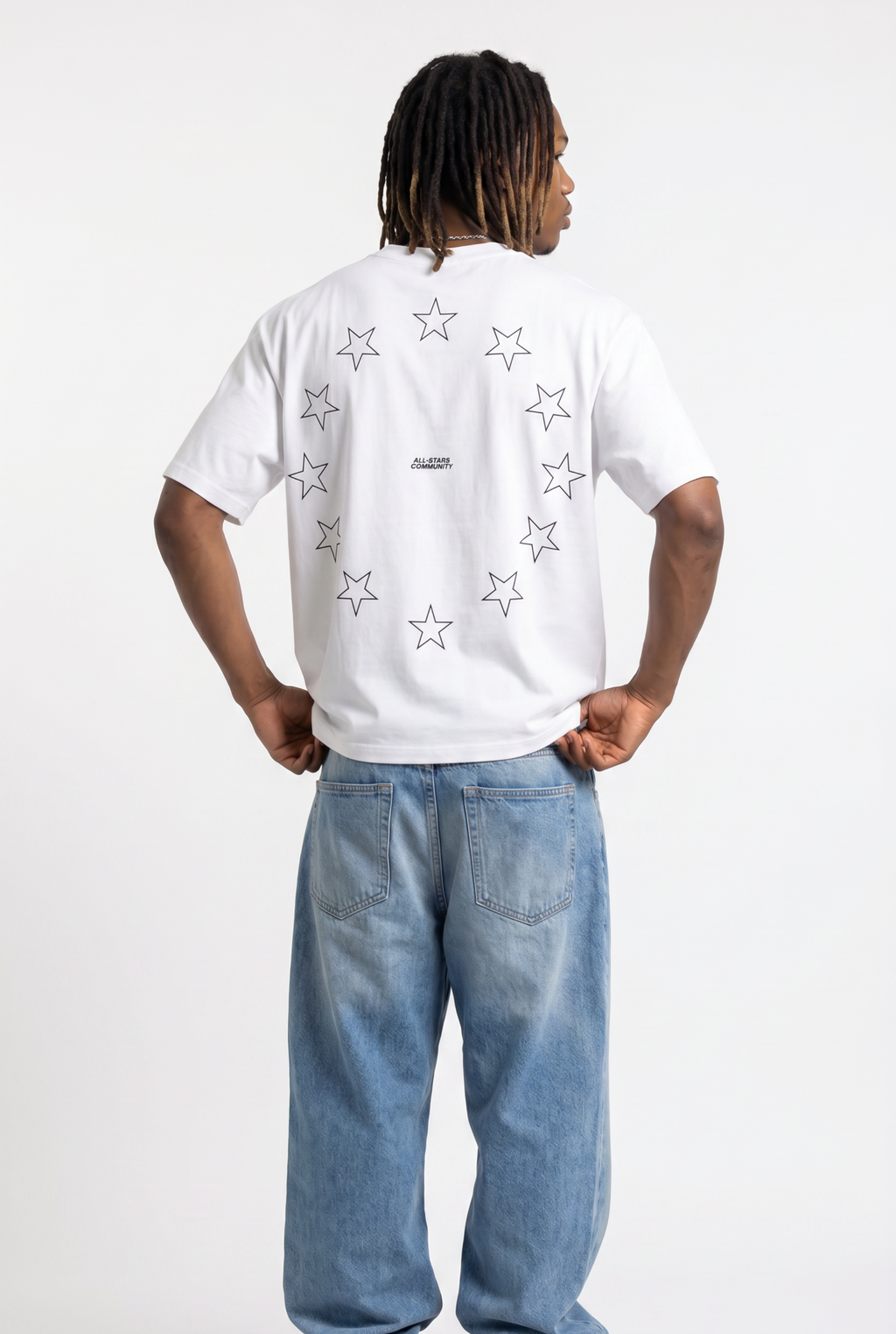 All-Stars White Unisex Oversize T-Shirt