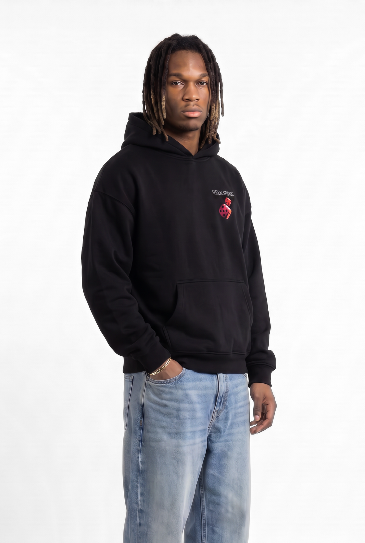 Against All Odds Black Unisex Oversize Hoodie