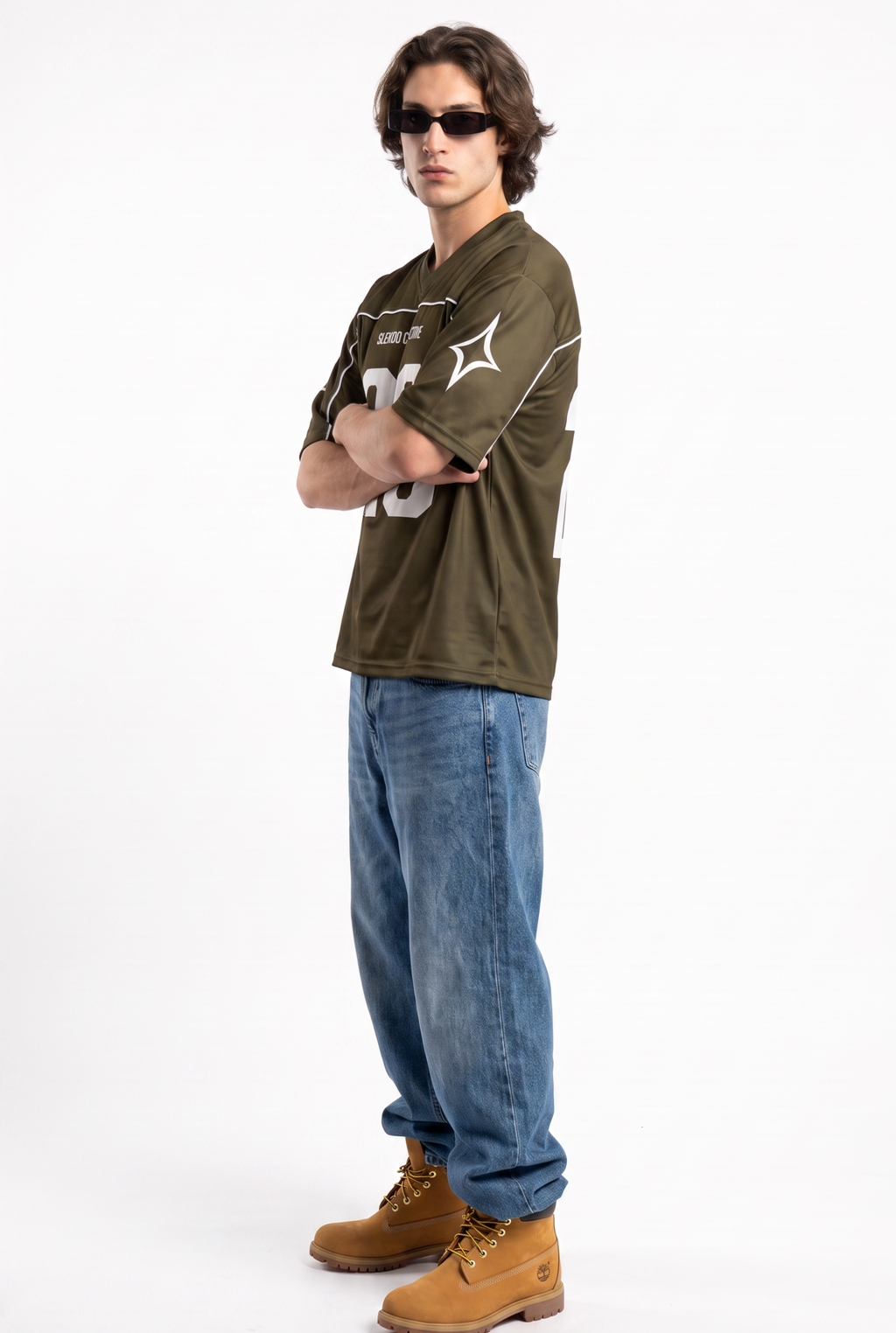 Collective 26 Olive Oversize Jersey
