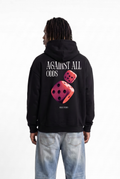 Against All Odds Black Unisex Oversize Hoodie