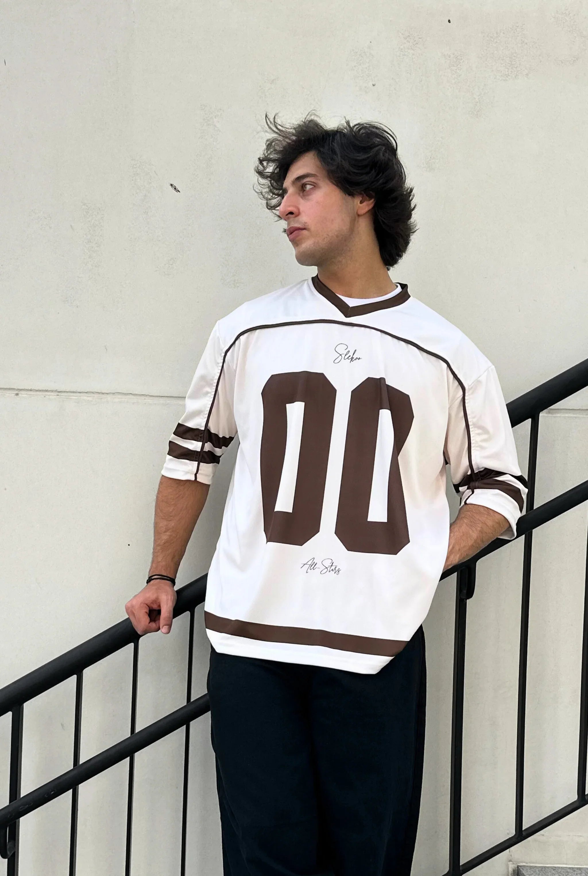 Unisex All-Stars Oversize Jersey Beige Brown Edition