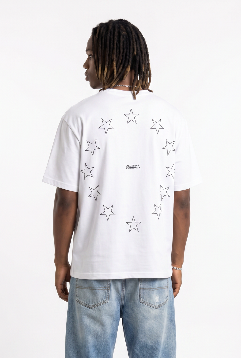 All-Stars White Unisex Oversize T-Shirt
