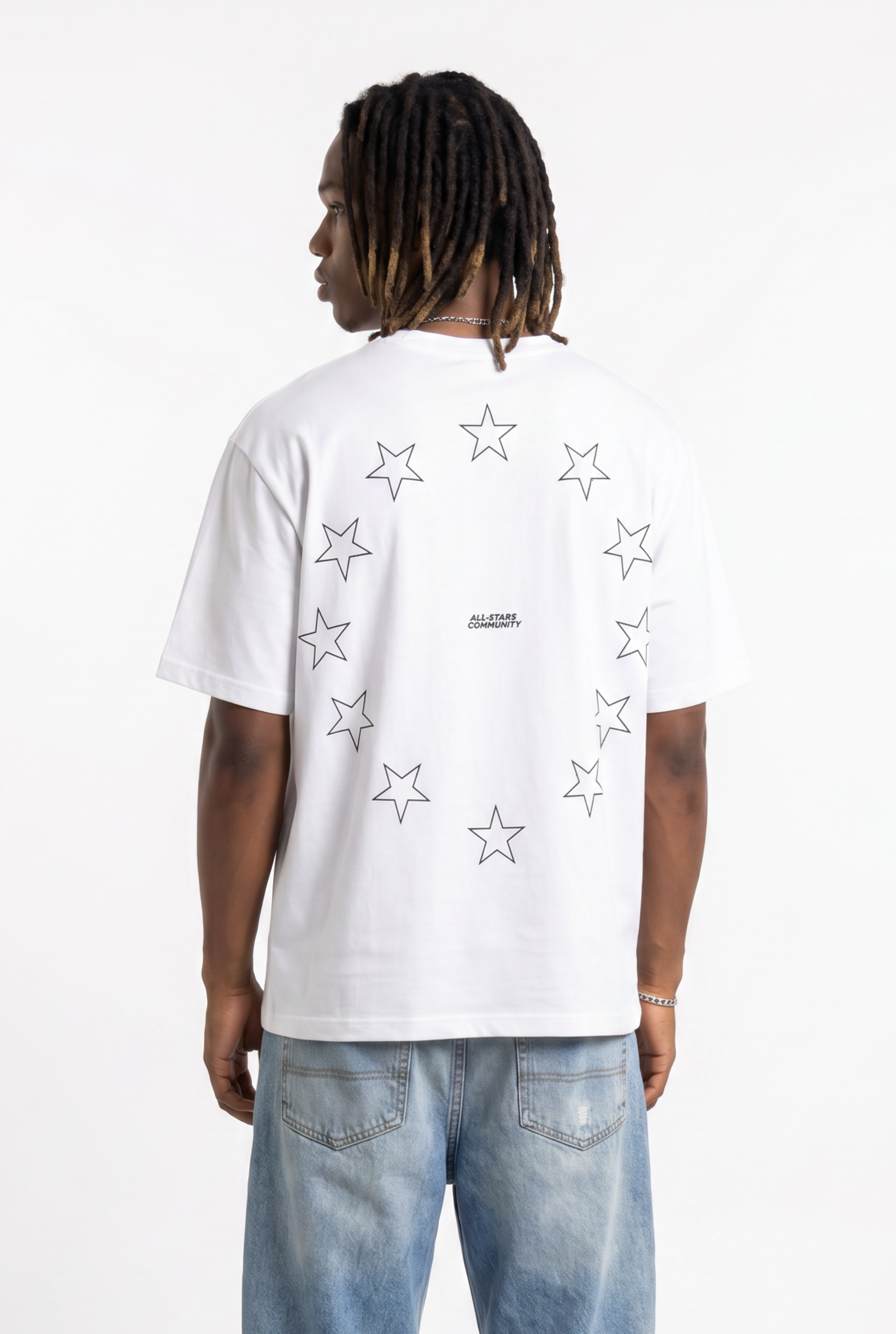 All-Stars White Unisex Oversize T-Shirt