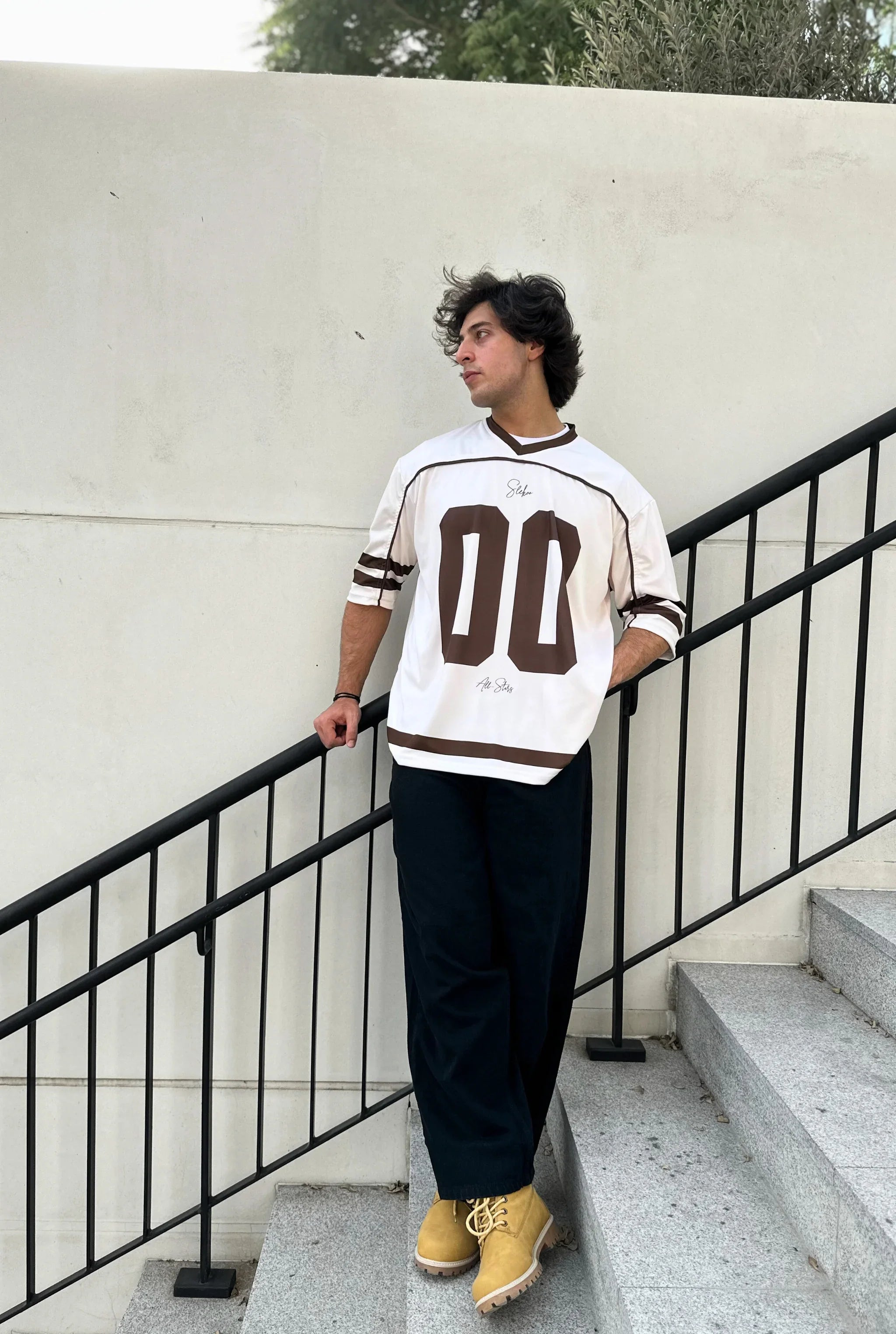 Unisex All-Stars Oversize Jersey Beige Brown Edition