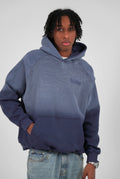 Unisex Faded Washed Oversize Hoodie Dark Navy Blue Edition