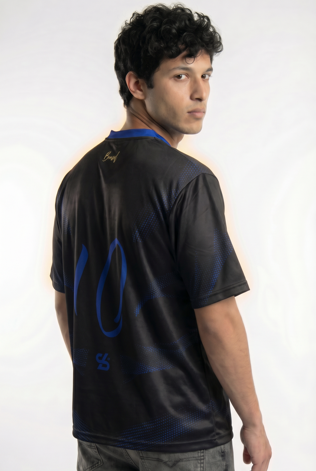 Black Edition Brazil Inspired Oversize Jersey