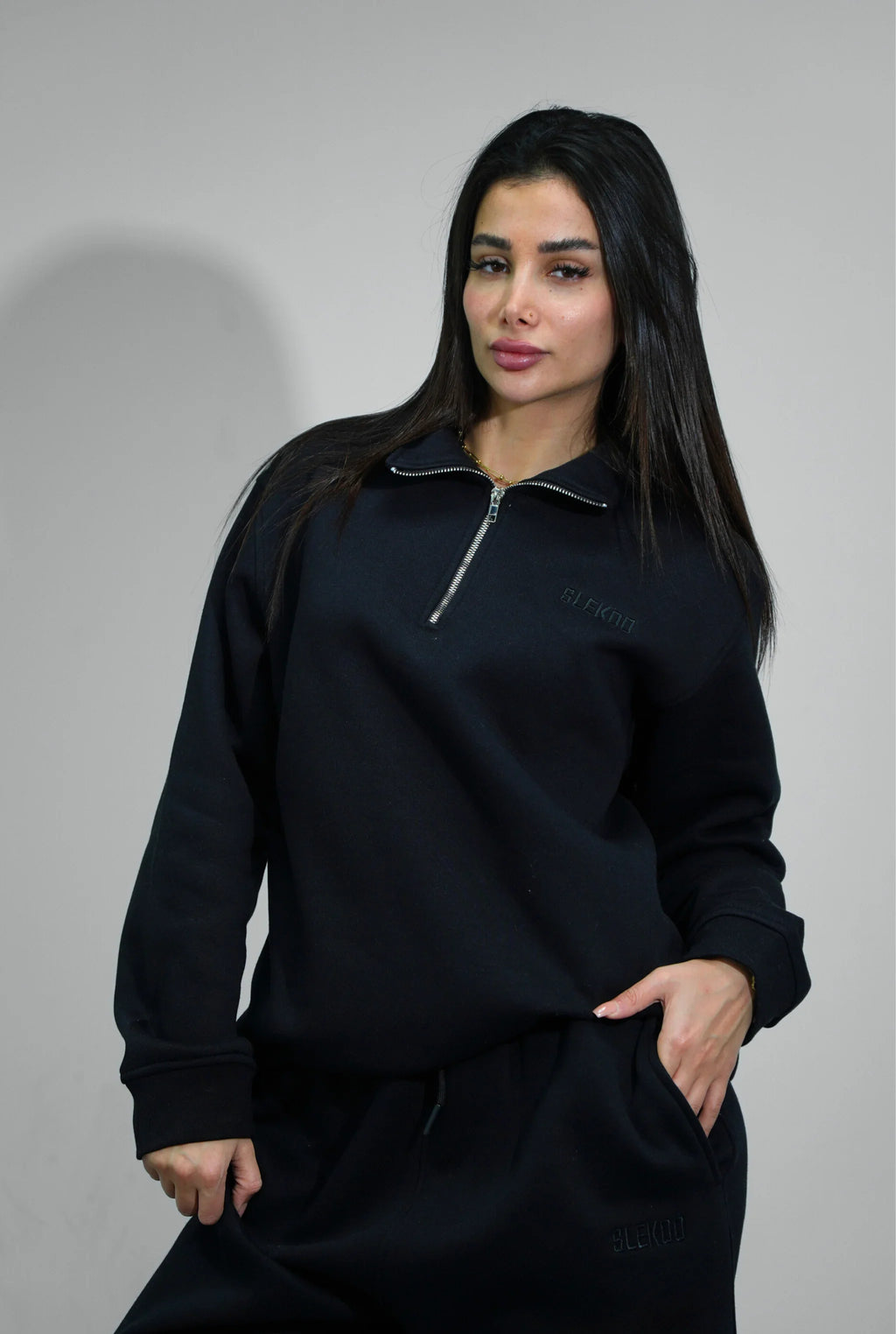 Basic Zipper Sweater V1