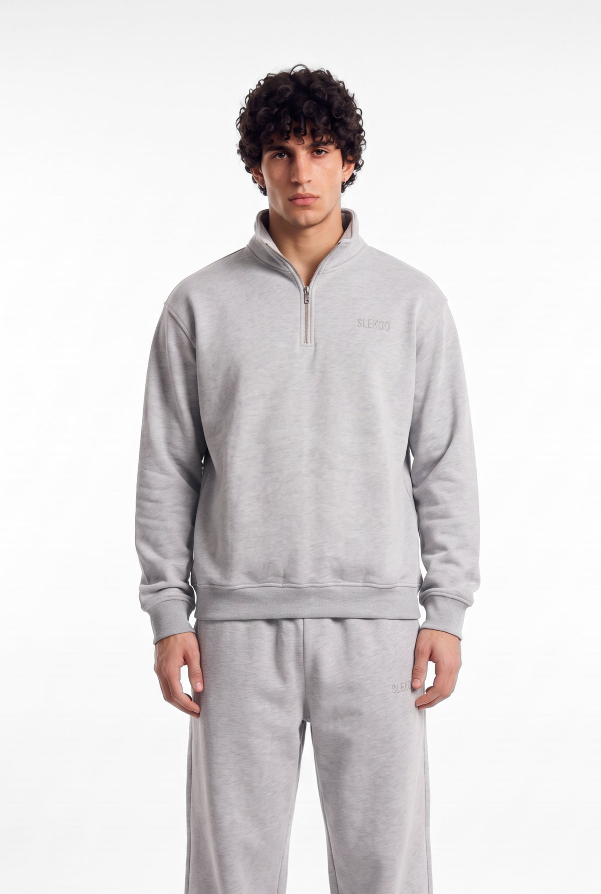 Basic Zipper Sweater