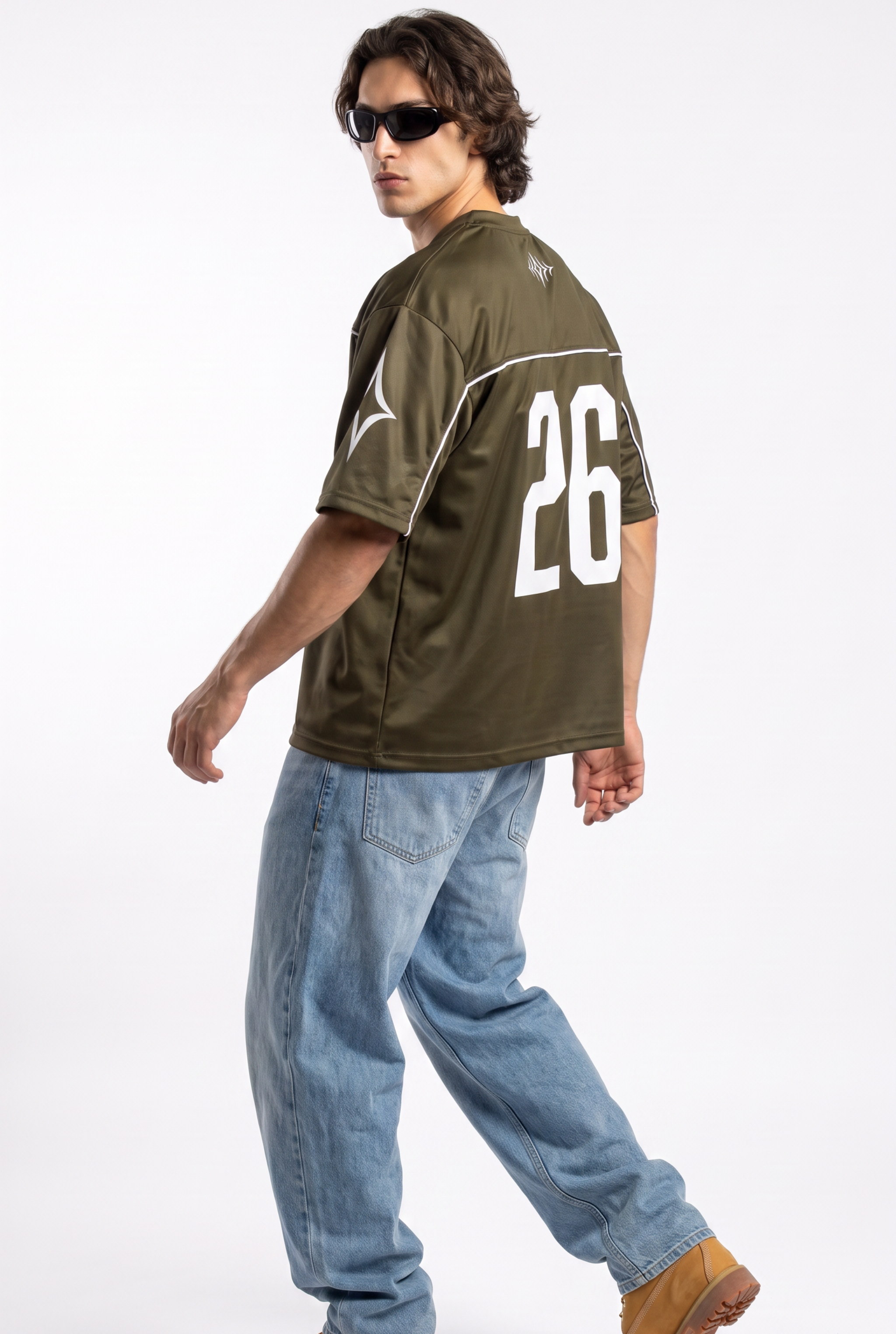 Collective 26 Olive Oversize Jersey
