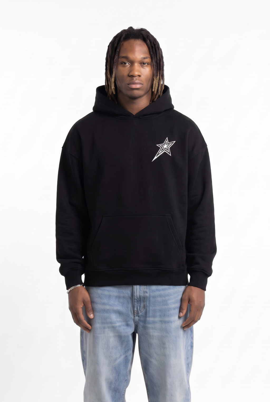 All-Star Black Unisex Oversize Hoodie