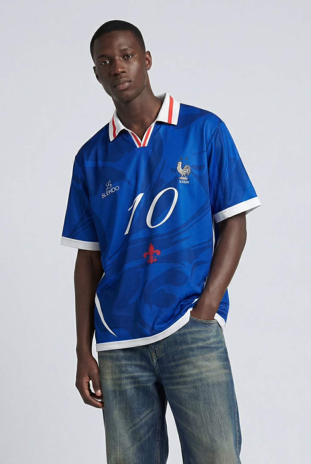 France Inspired Oversize Jersey