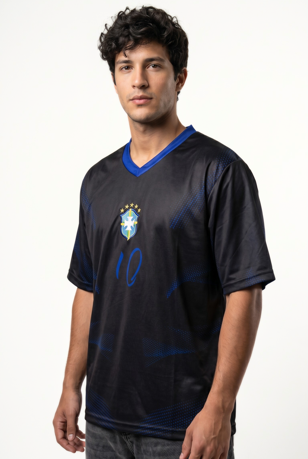 Black Edition Brazil Inspired Oversize Jersey