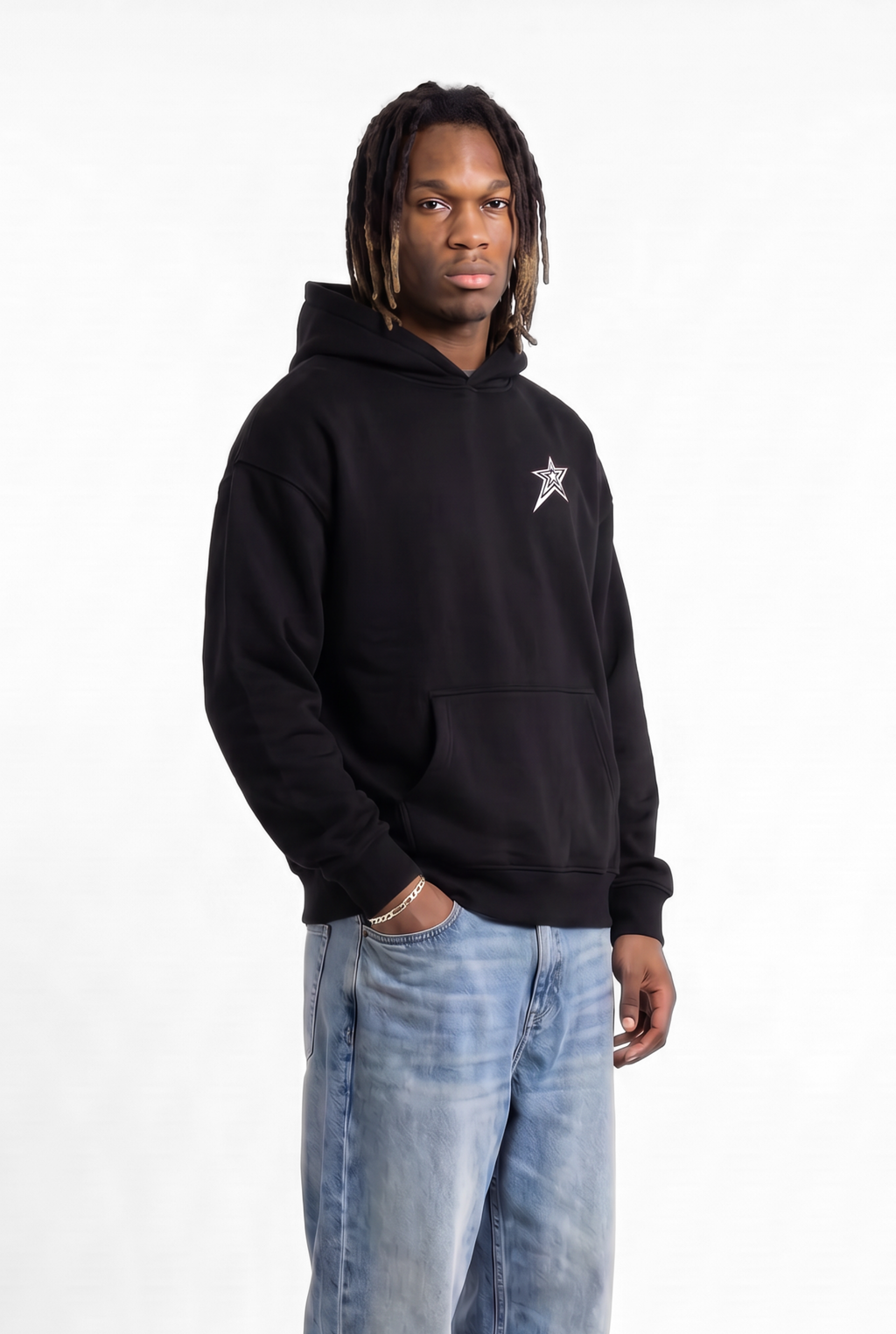 All-Star Black Unisex Oversize Hoodie