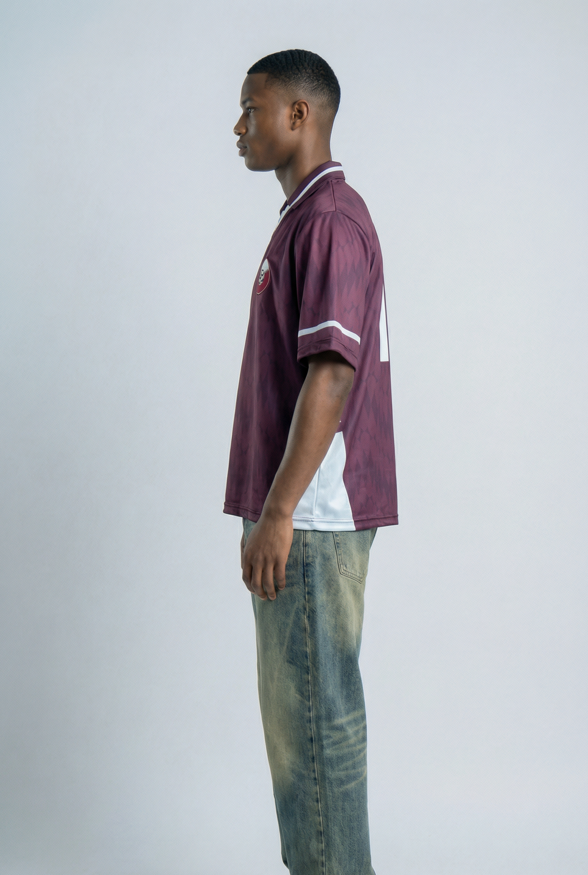 Qatar Inspired Oversize Jersey