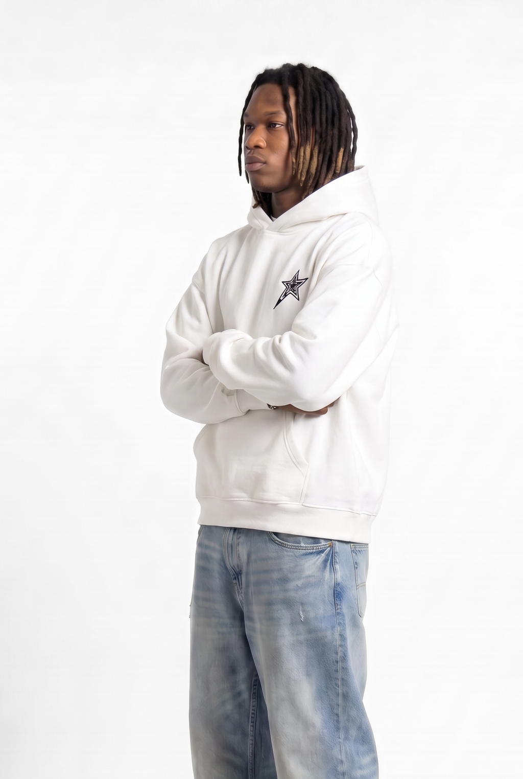 All-Stars White Unisex Oversize Hoodie