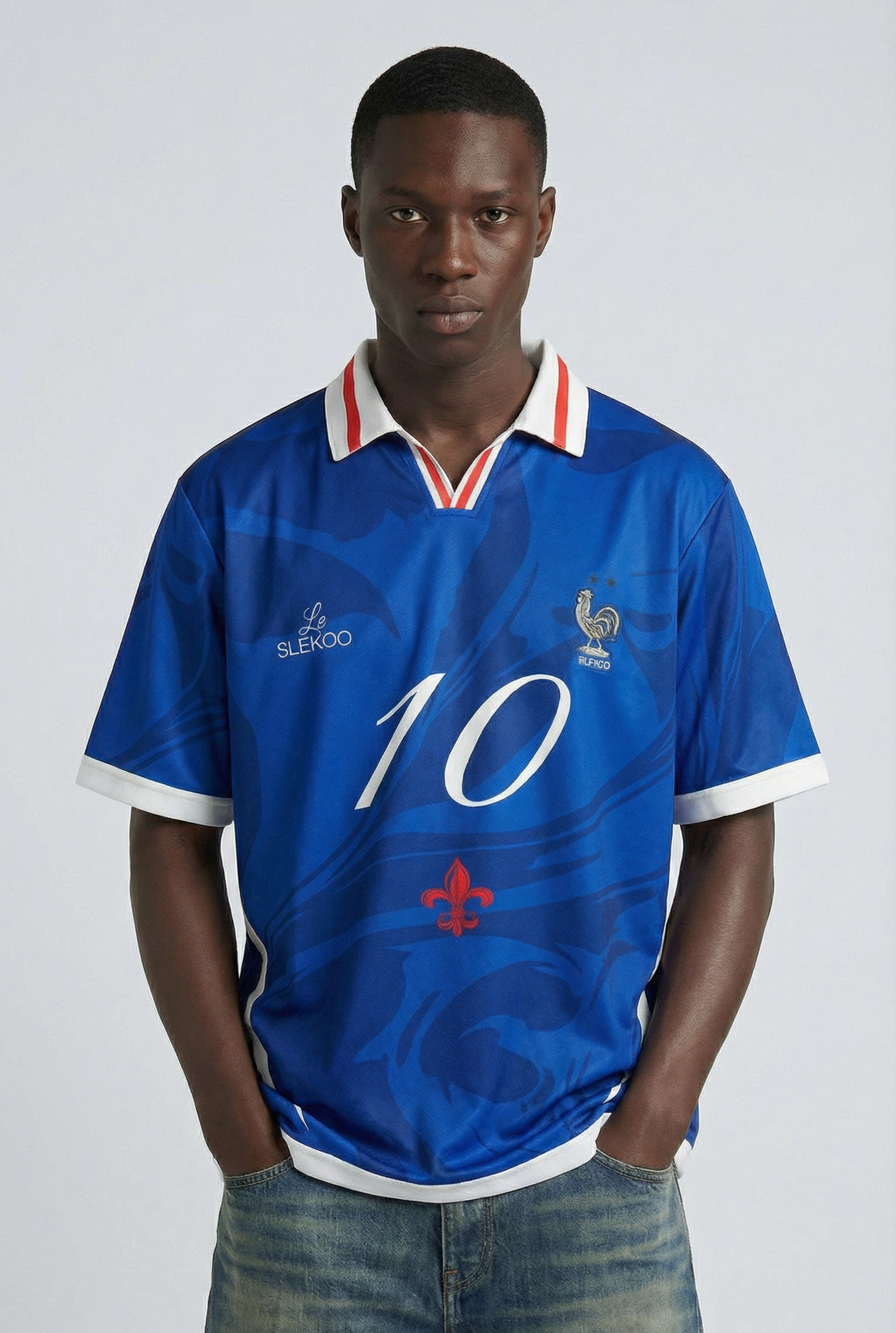 France Inspired Oversize Jersey