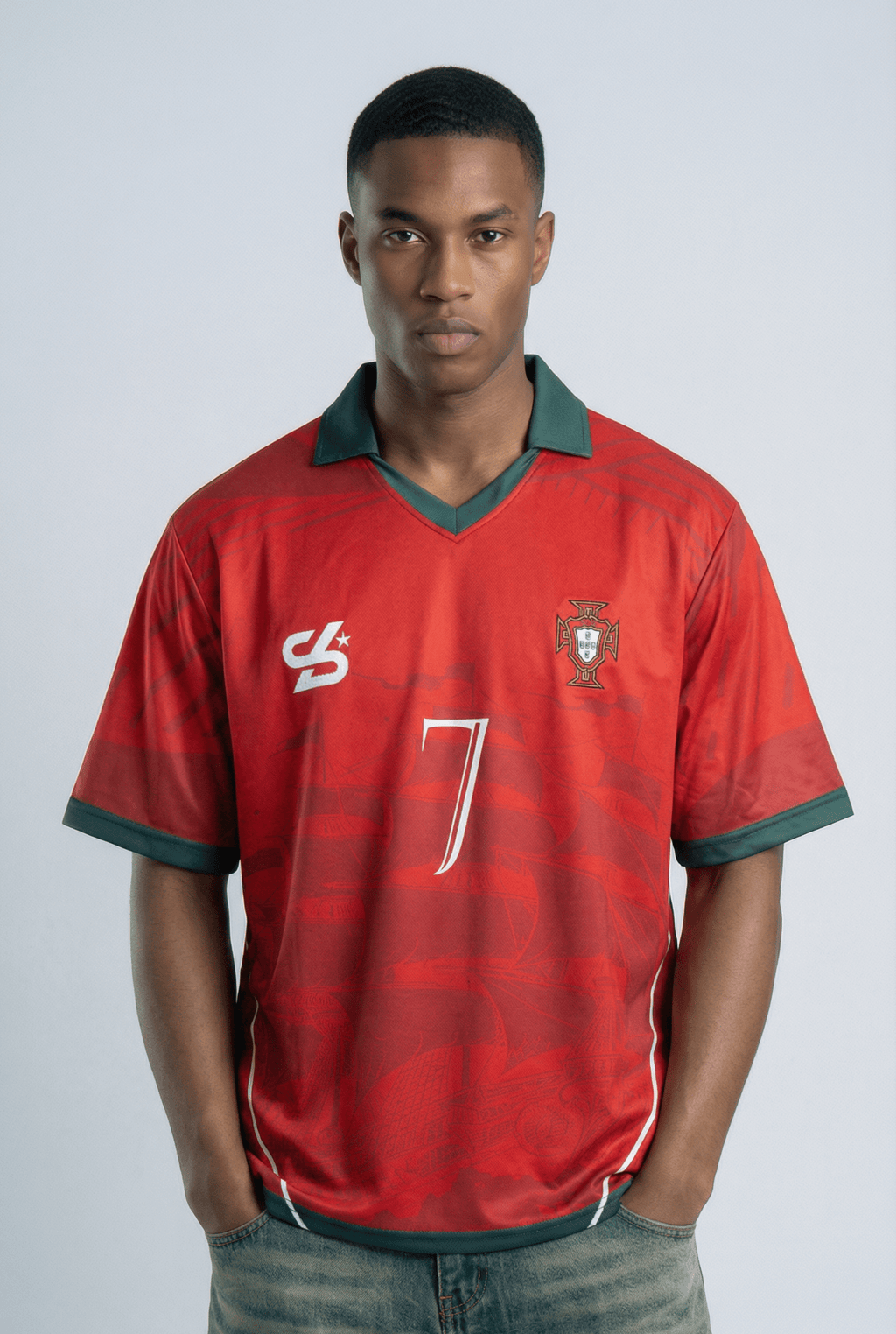 Portugal Inspired Oversize Jersey