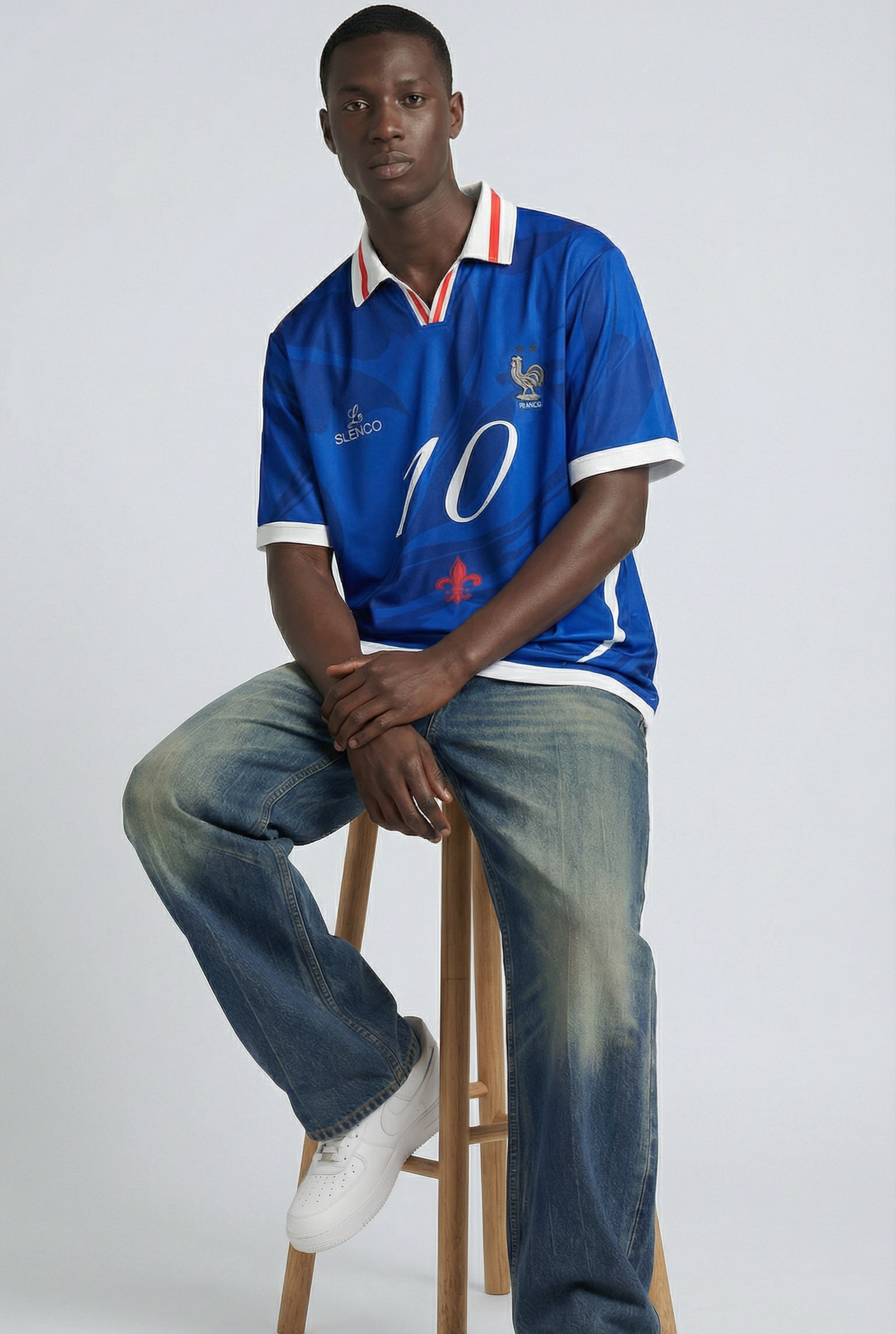 France Inspired Oversize Jersey