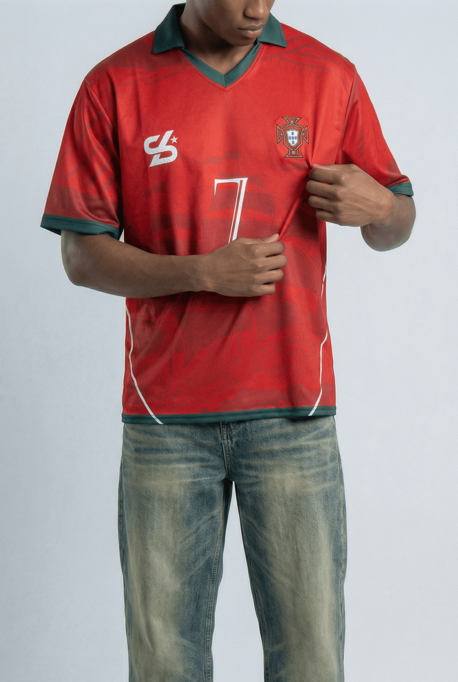Portugal Inspired Oversize Jersey