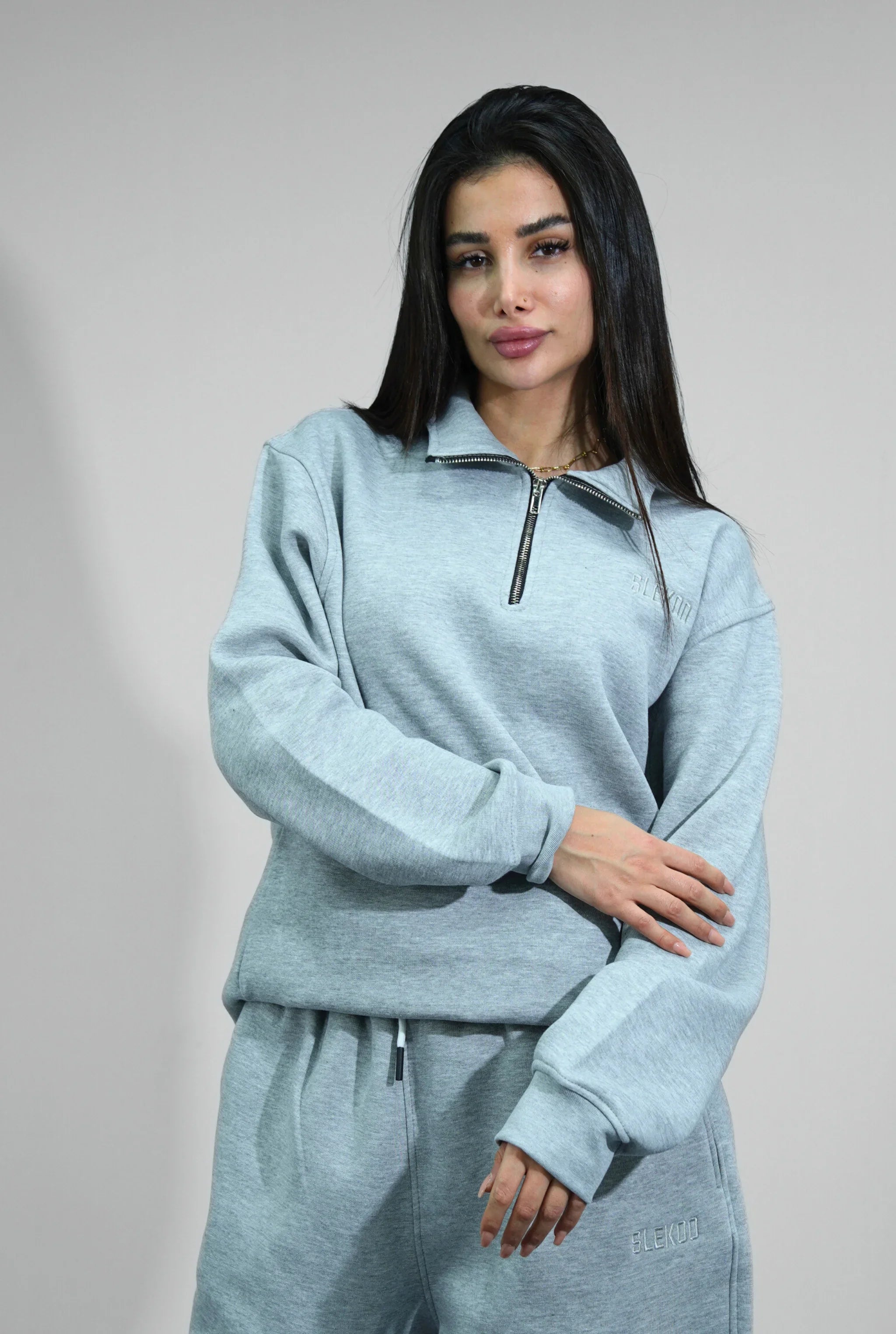 Basic Zipper Sweater V1