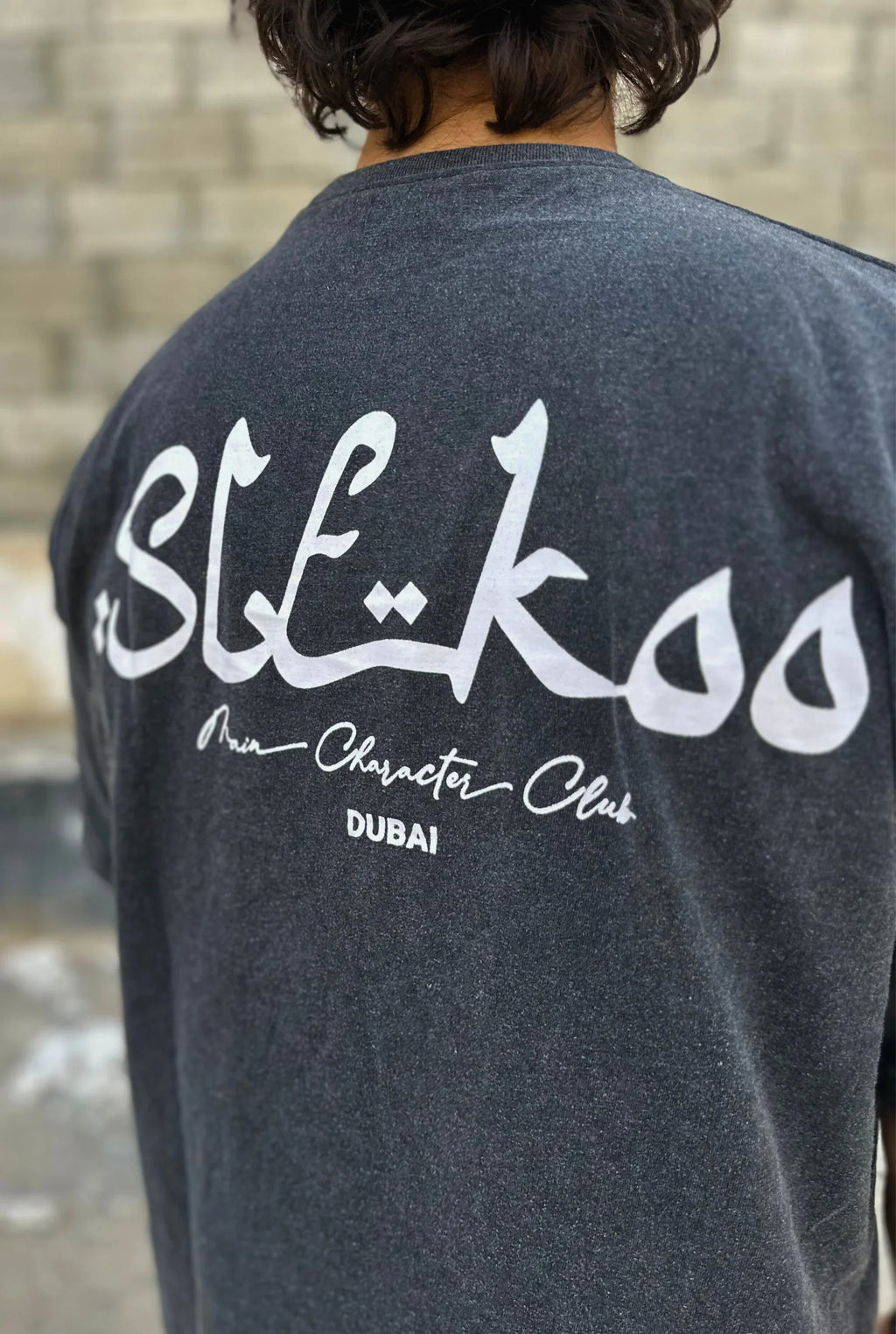 Unisex Stone Washed Slekoo Oversize T-shirt