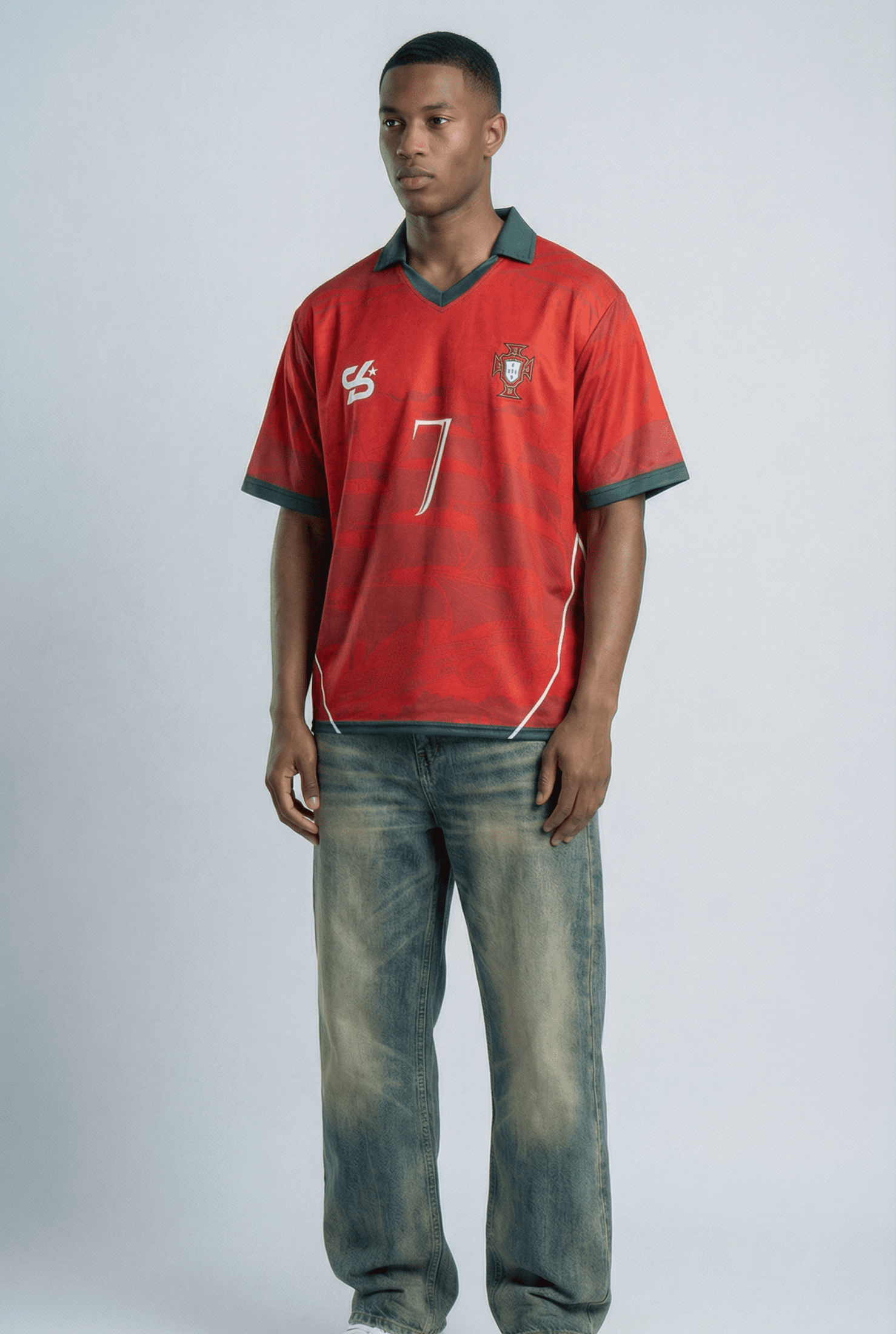 Portugal Inspired Oversize Jersey