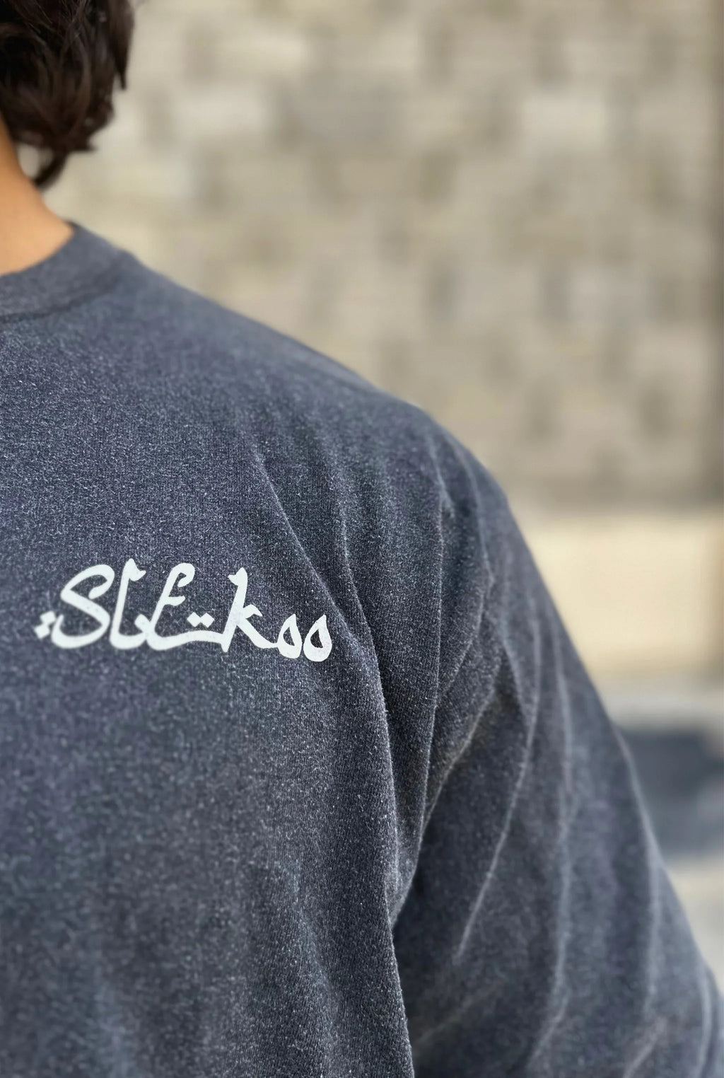 Unisex Stone Washed Slekoo Oversize T-shirt