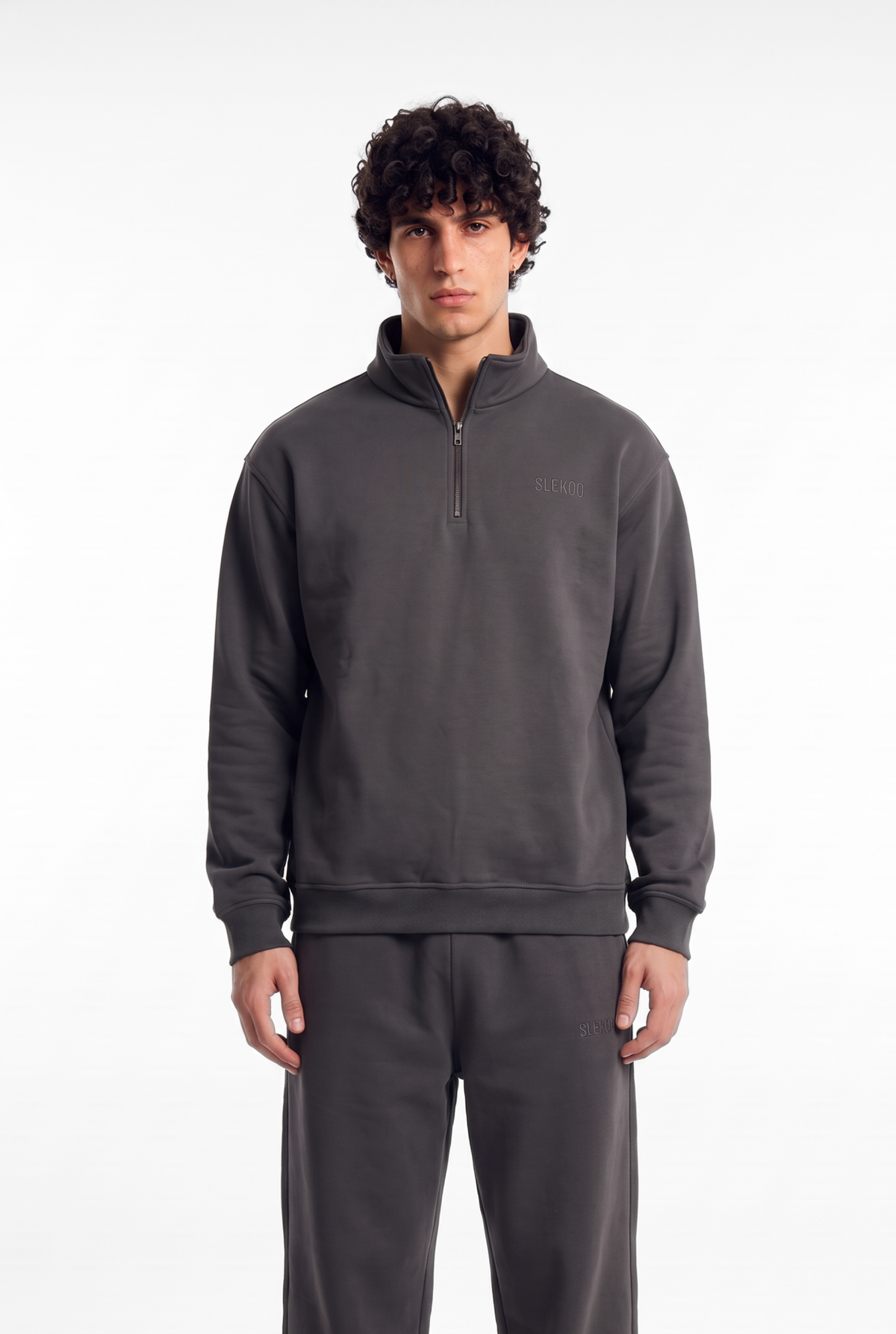 Basic Zipper Sweater
