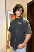 Unisex Stone Washed Slekoo Oversize T-shirt