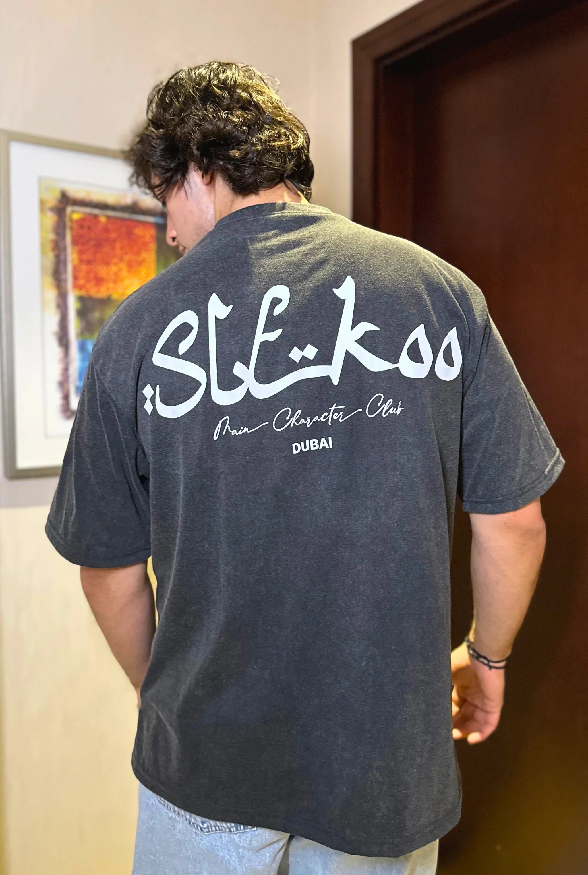 Unisex Stone Washed Slekoo Oversize T-shirt