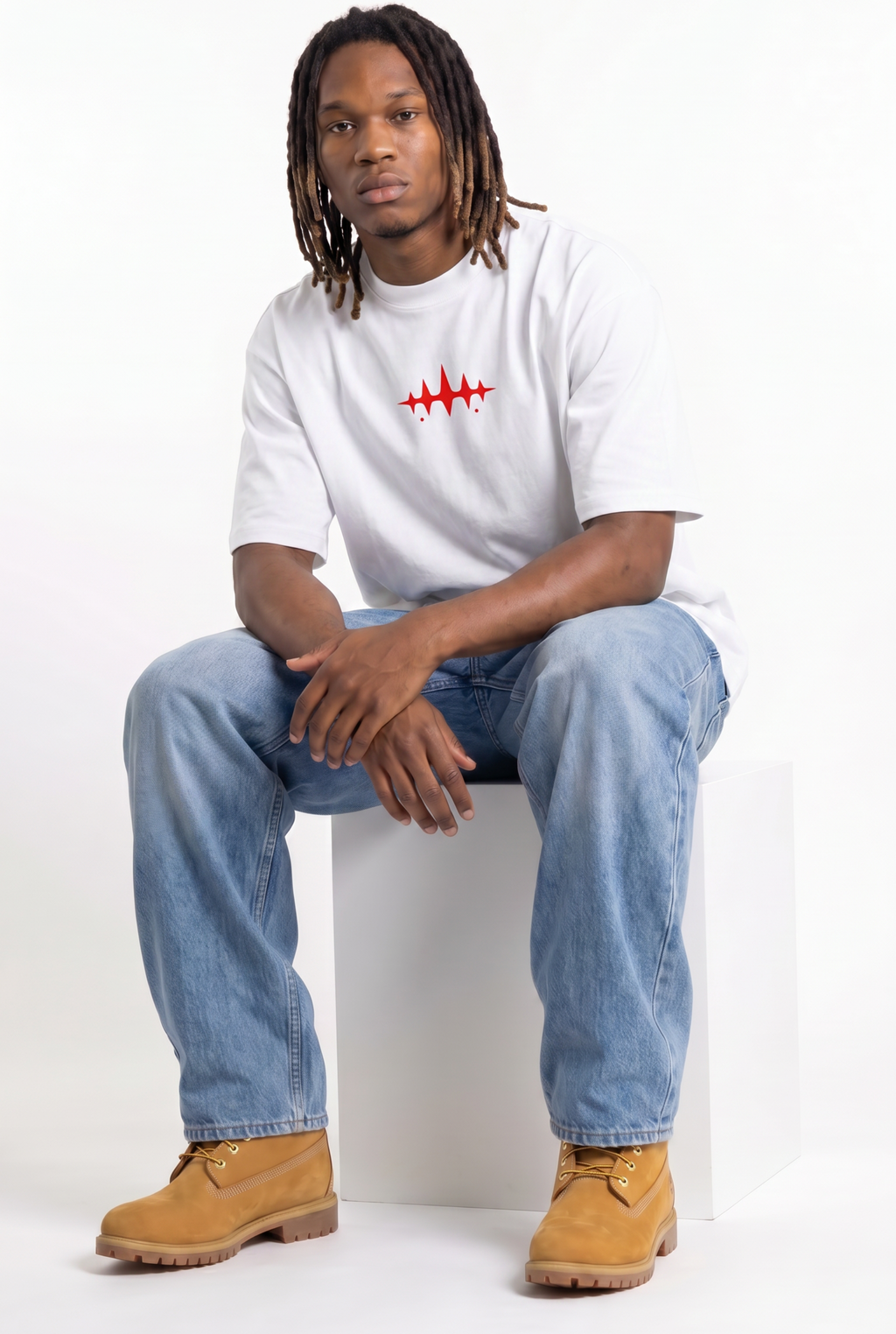 Unbreakable White Unisex Oversize T-Shirt