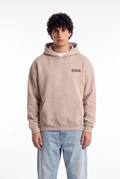 Unisex Beige Oversize Slekoo Hoodie