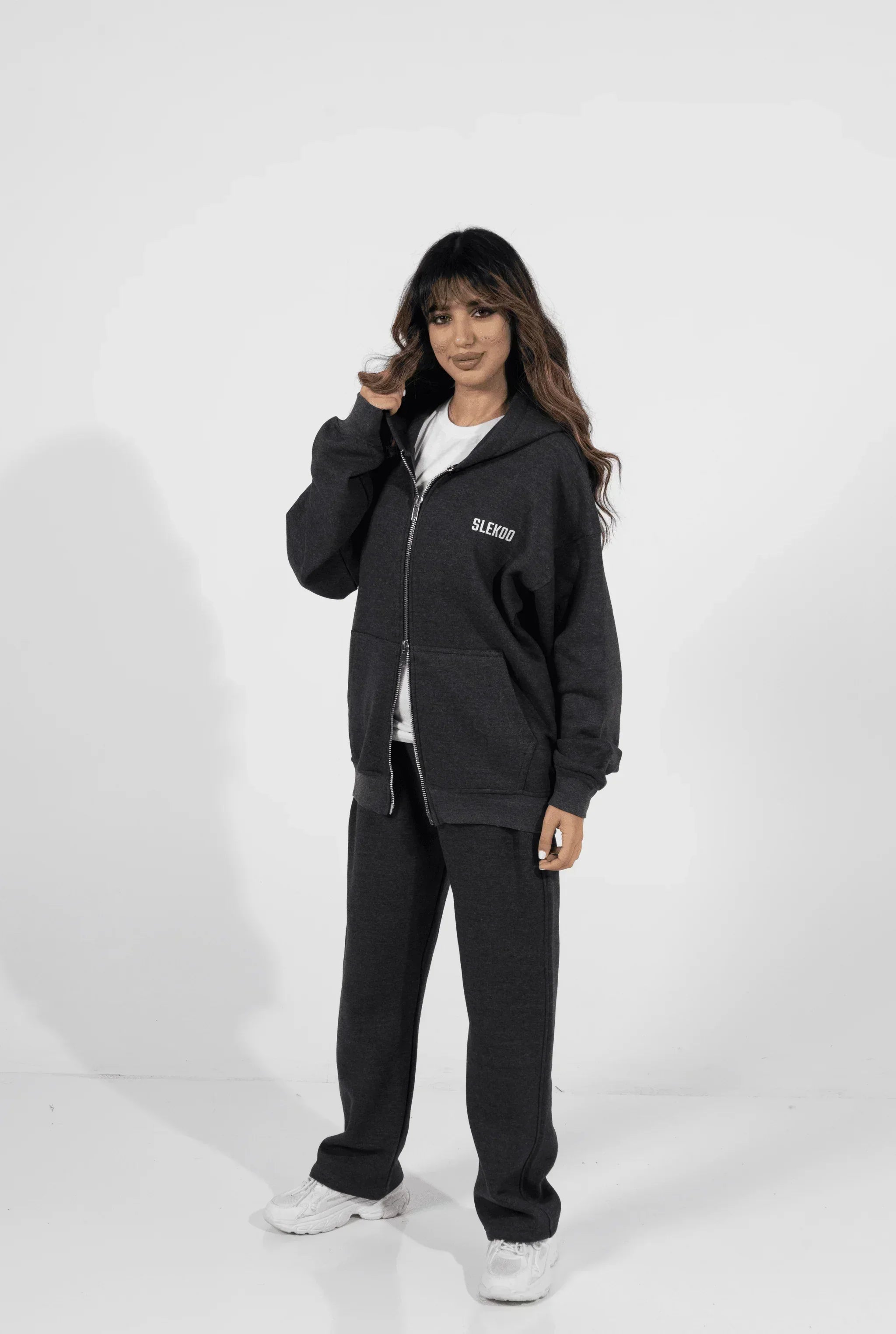 Unisex Signature Oversize Zipper Hoodie