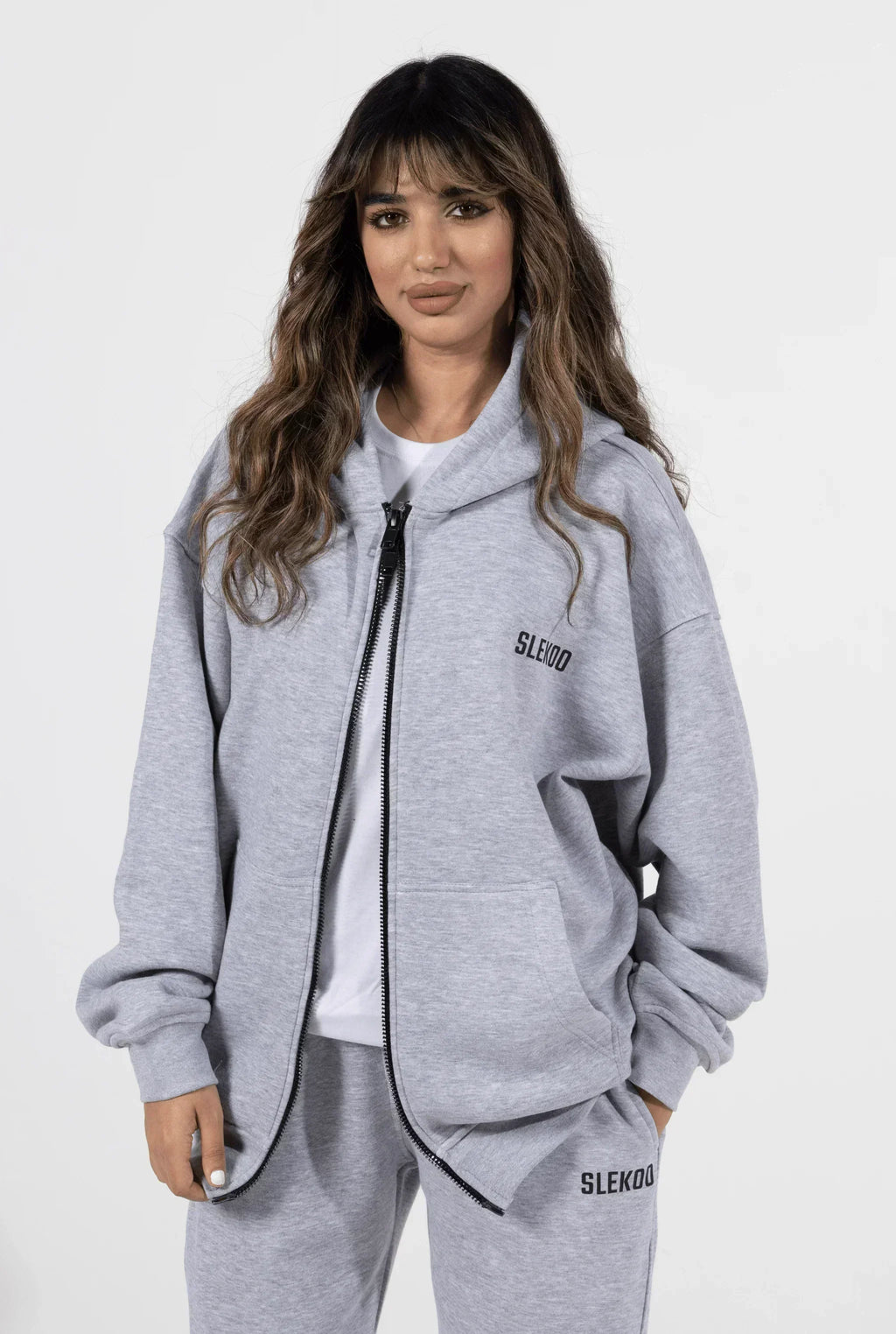 Unisex Signature Oversize Zipper Hoodie