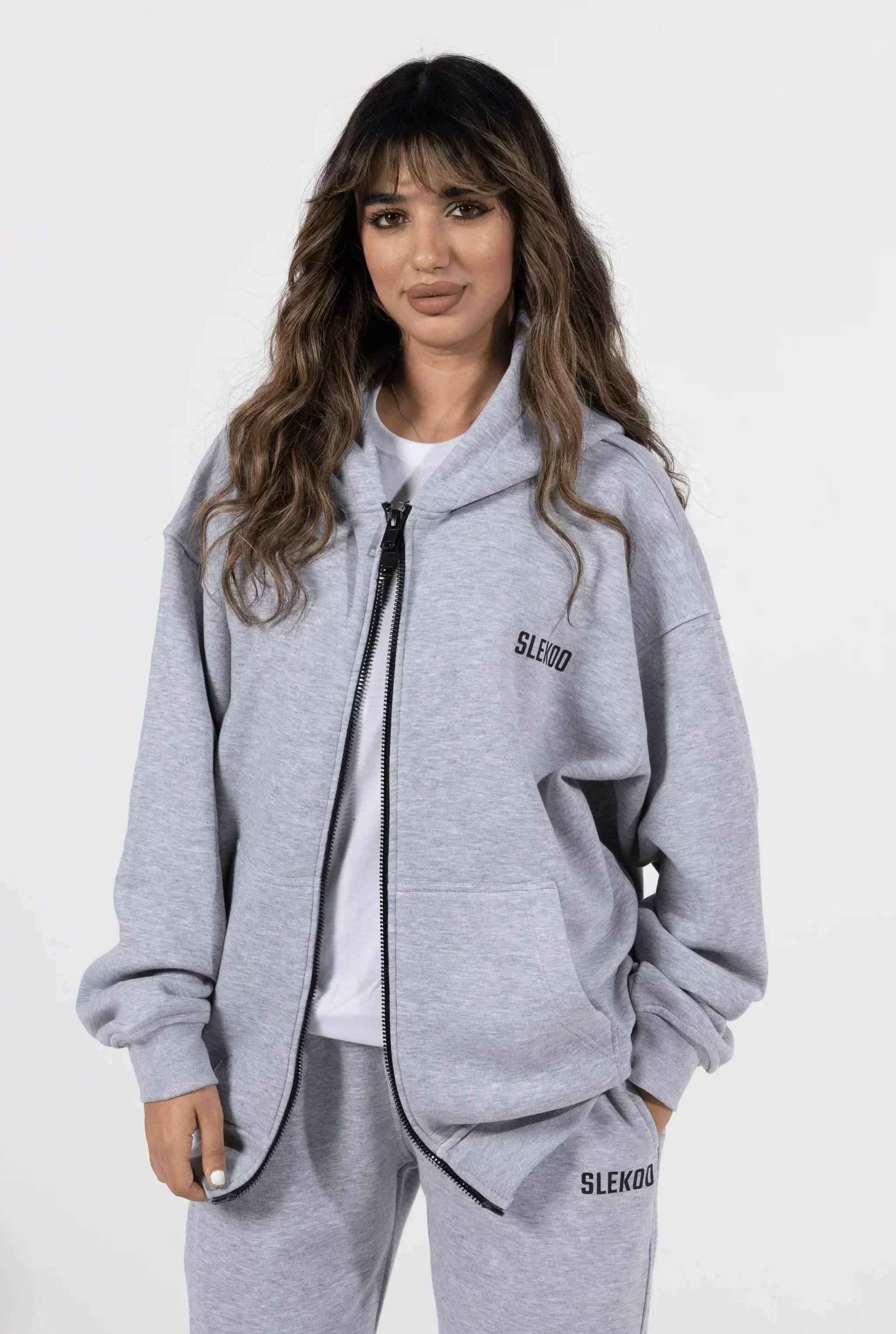 Unisex Signature Oversize Zipper Hoodie