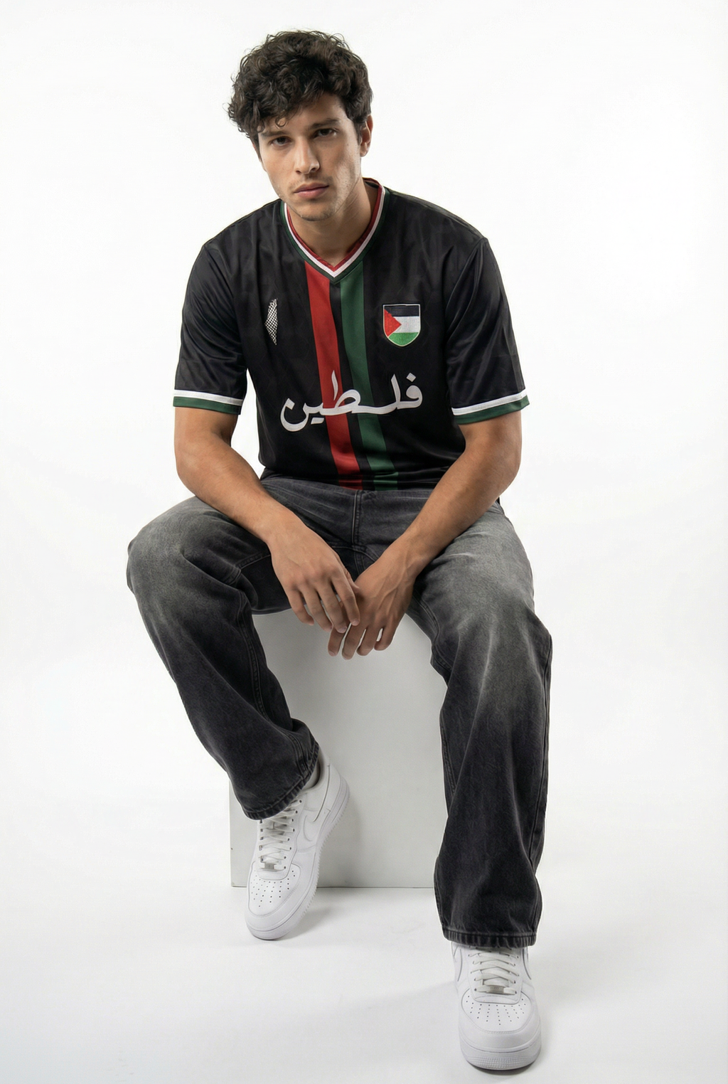 Palestine Inspired Oversize Jersey