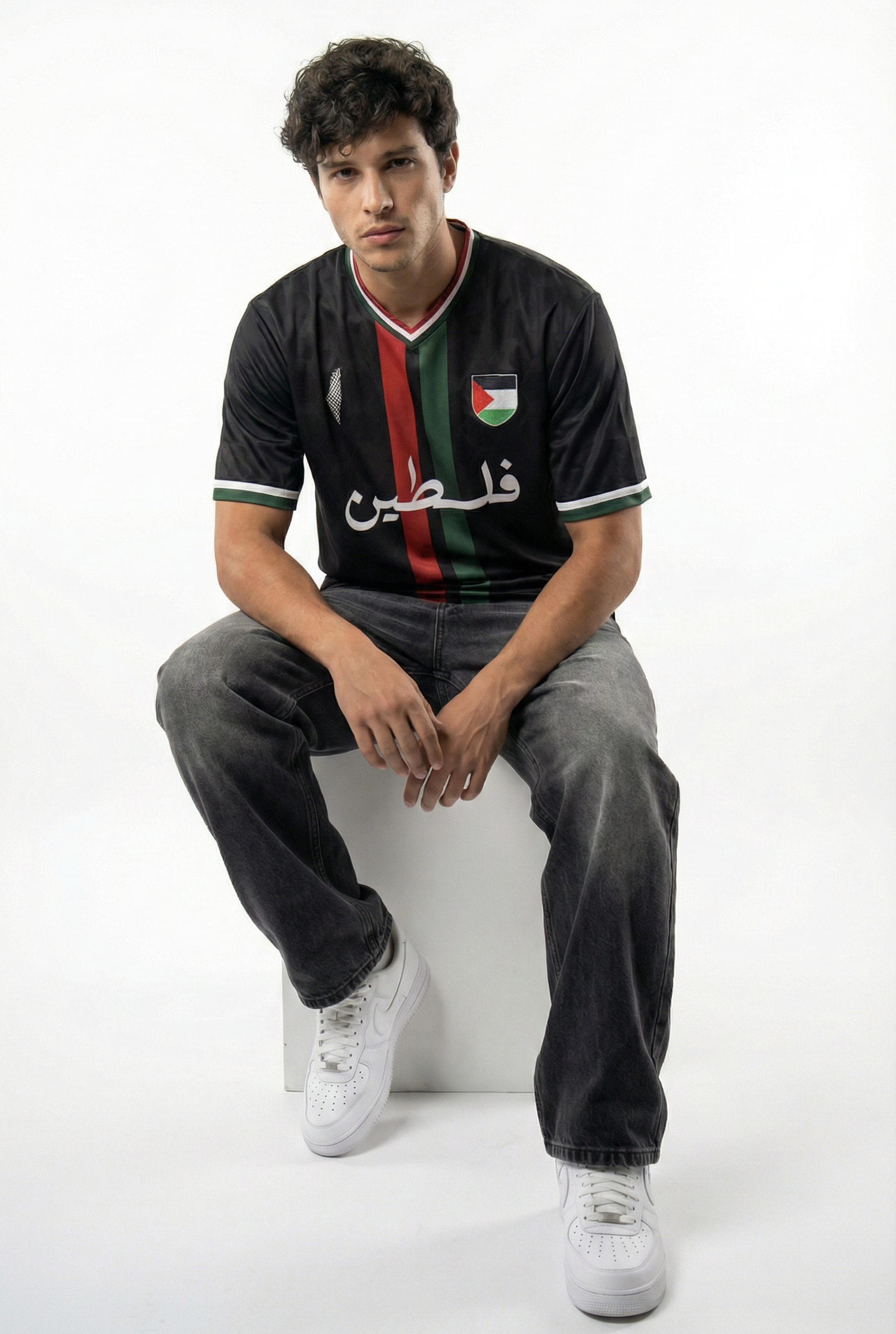 Palestine Inspired Oversize Jersey