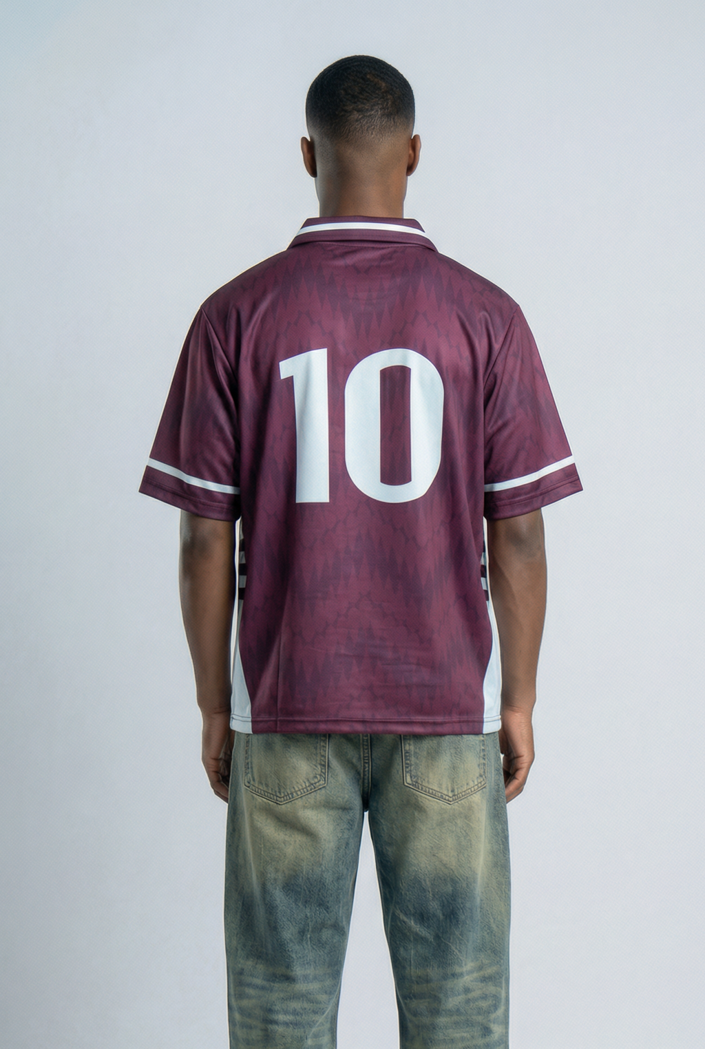 Qatar Inspired Oversize Jersey