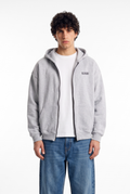 Unisex Mesh Grey Oversize 2 Way Zipper Hoodie