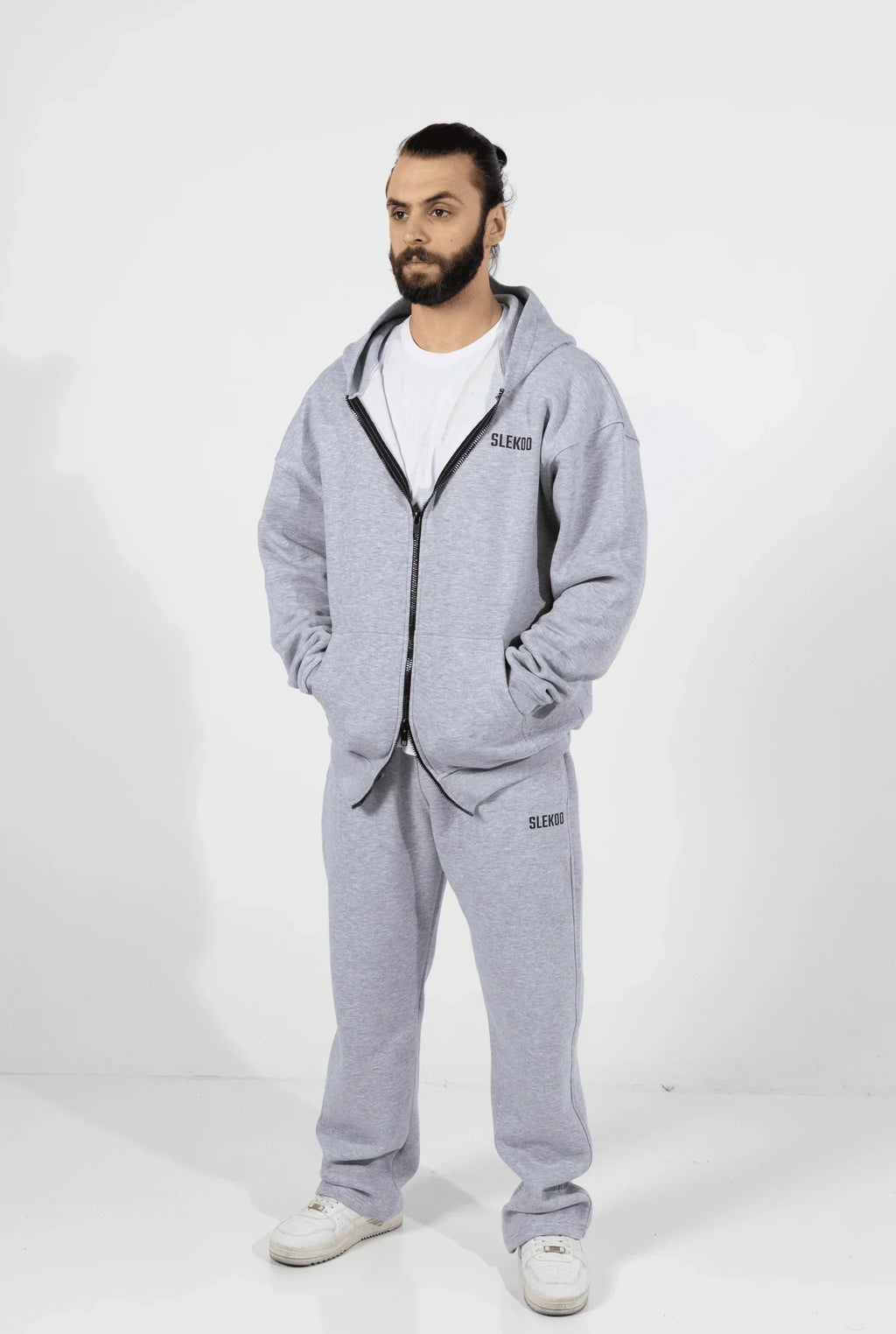 Unisex Signature Oversize Zipper Hoodie