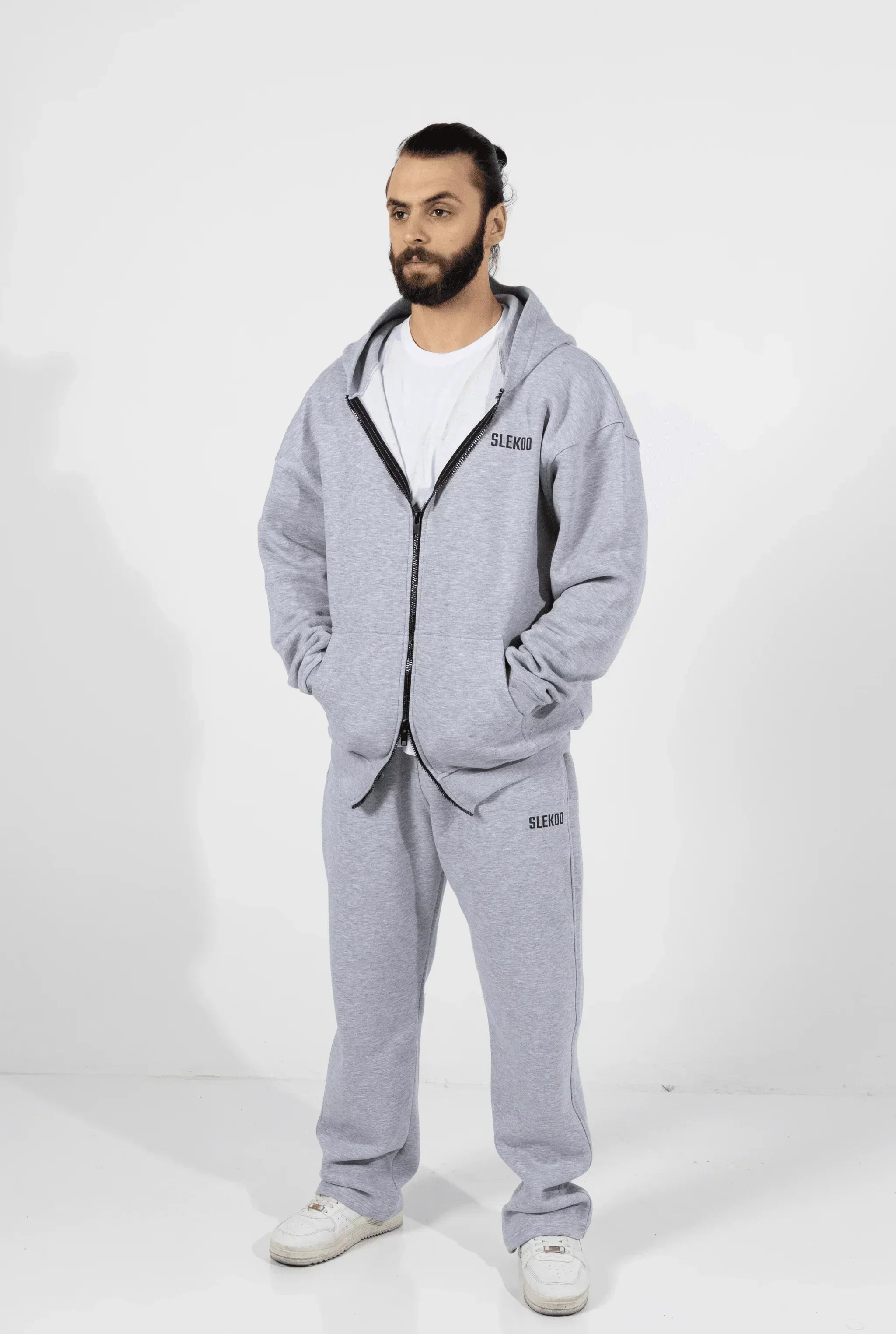 Unisex Signature Oversize Zipper Hoodie