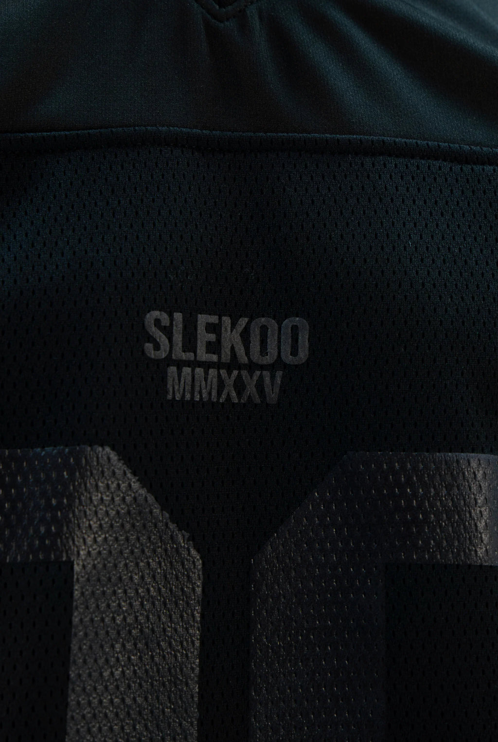 Unisex Black Oversize Mesh Jersey SS25 Edtion