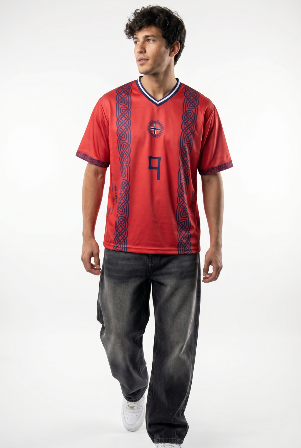 Norway Inspired Oversize Jersey