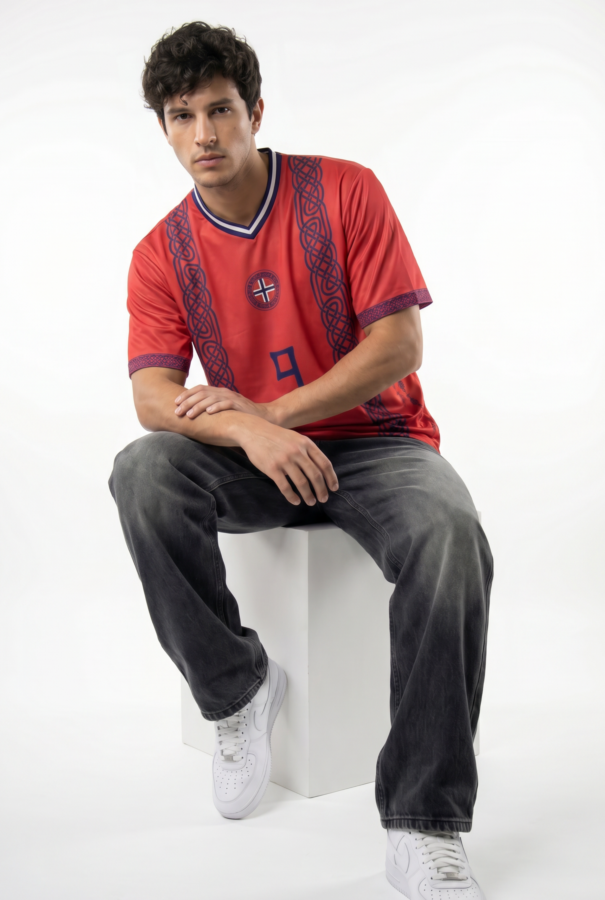 Norway Inspired Oversize Jersey
