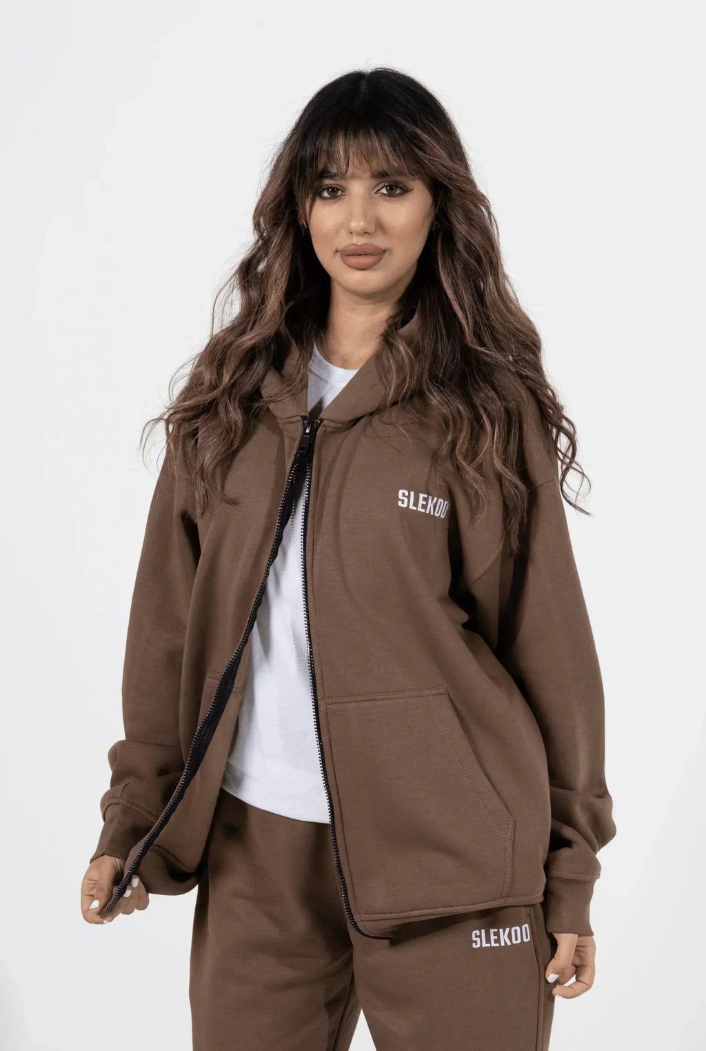 Unisex Signature Oversize Zipper Hoodie