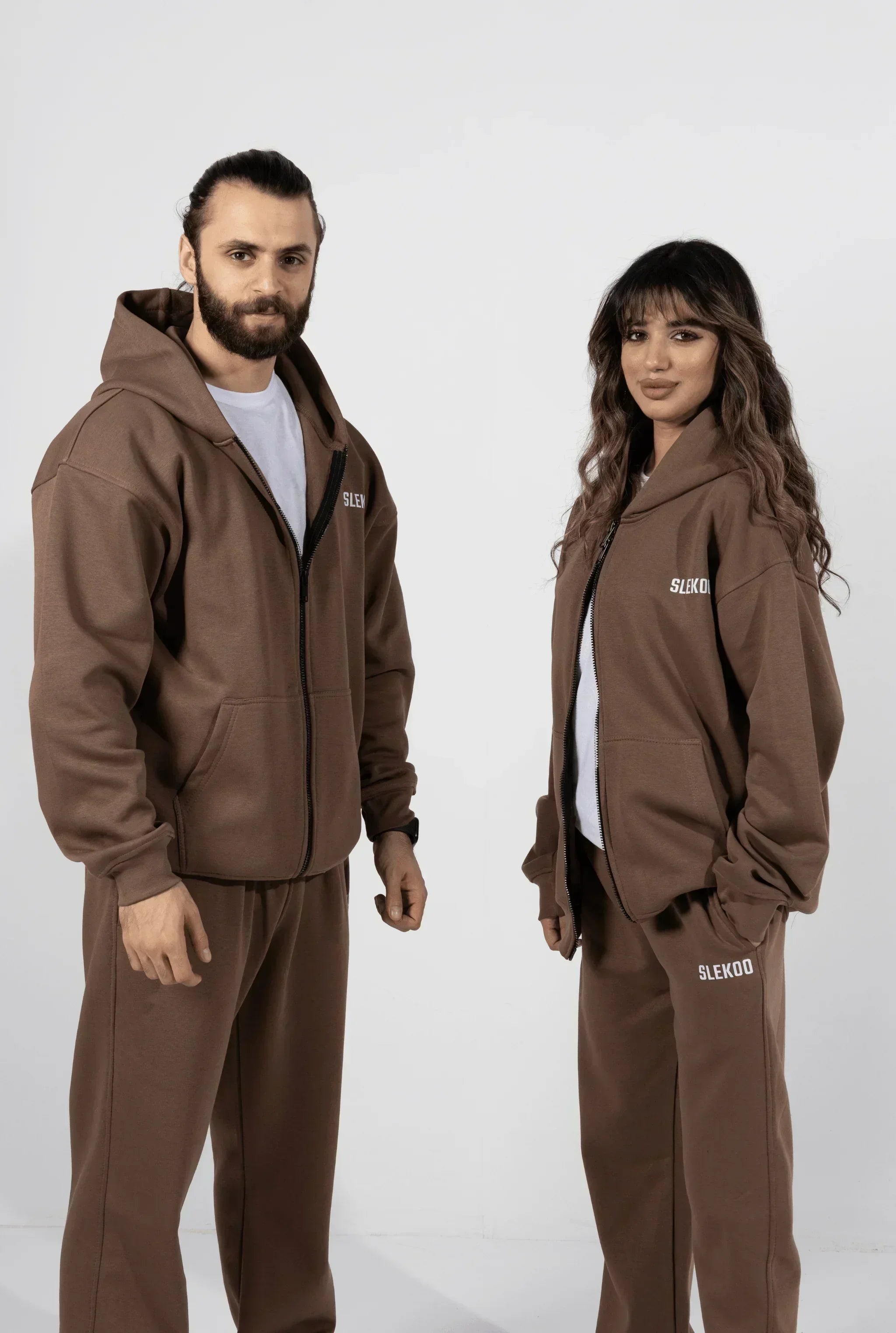 Unisex Signature Oversize Zipper Hoodie