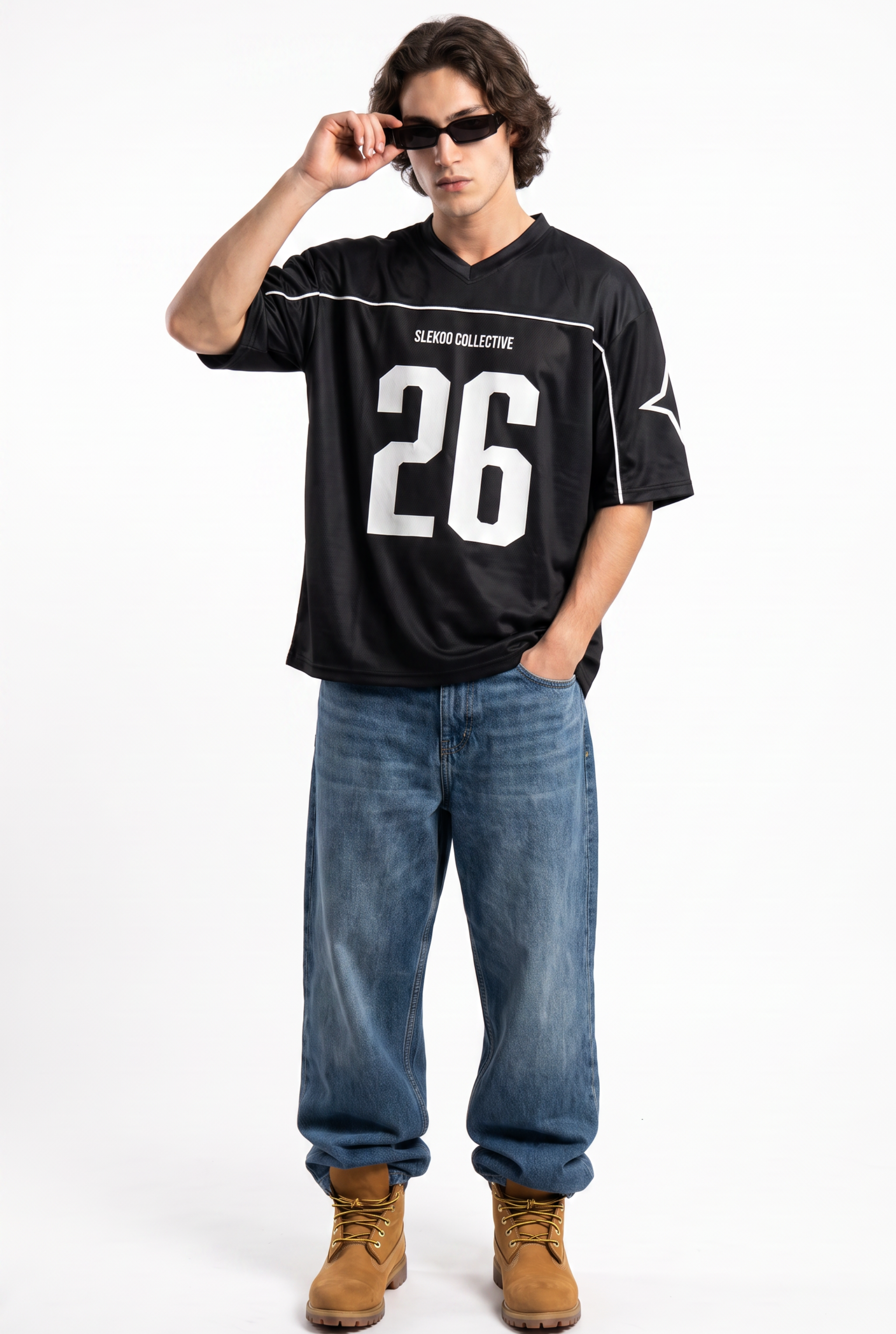 Collective 26 Black Oversize Jersey